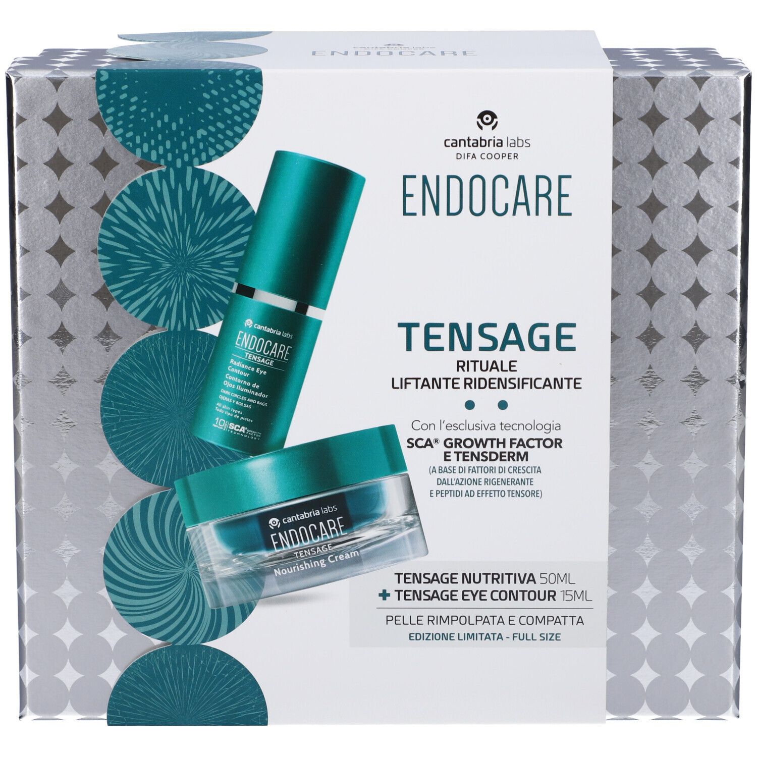 Cantabria Labs Cofanetto Edizione Limitata Endocare Tensage Crema Nutritiva + Contorno Occhi
