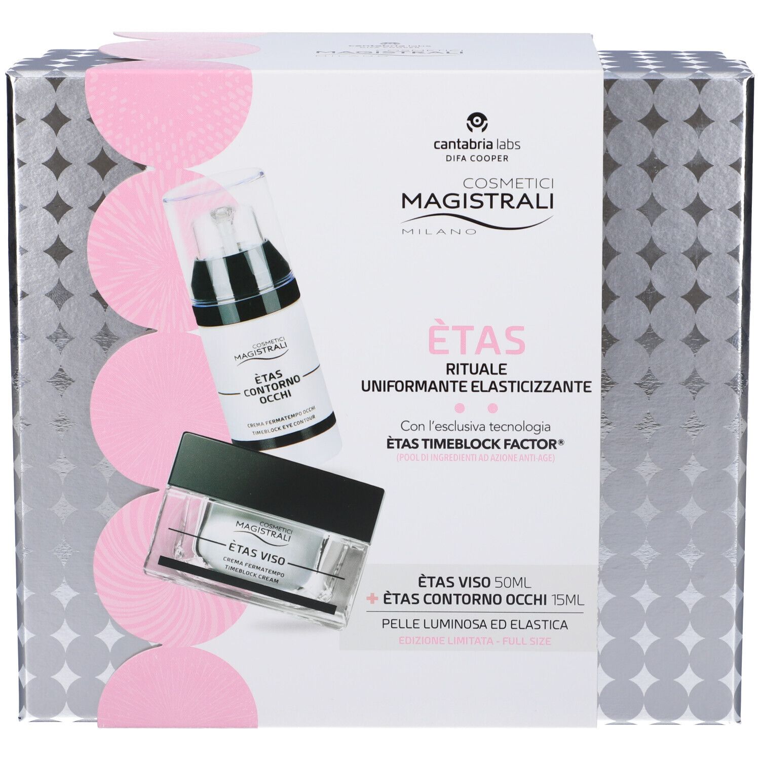 Cantabria Labs Cofanetto Edizione Limitata Ètas Crema Viso + Contorno Occhi