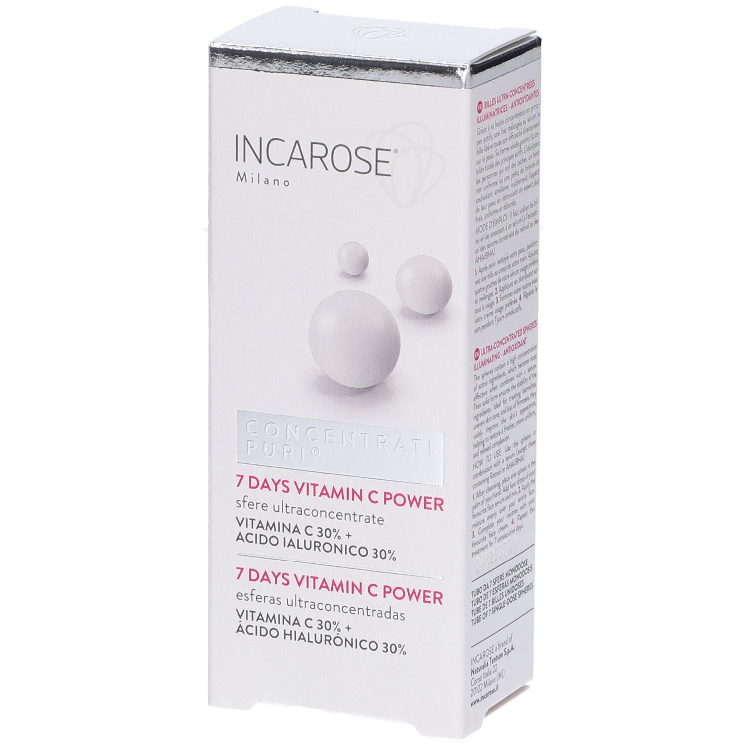 Incarose 7 Days Vitamin C Power Sfere Viso Ultraconcentrate