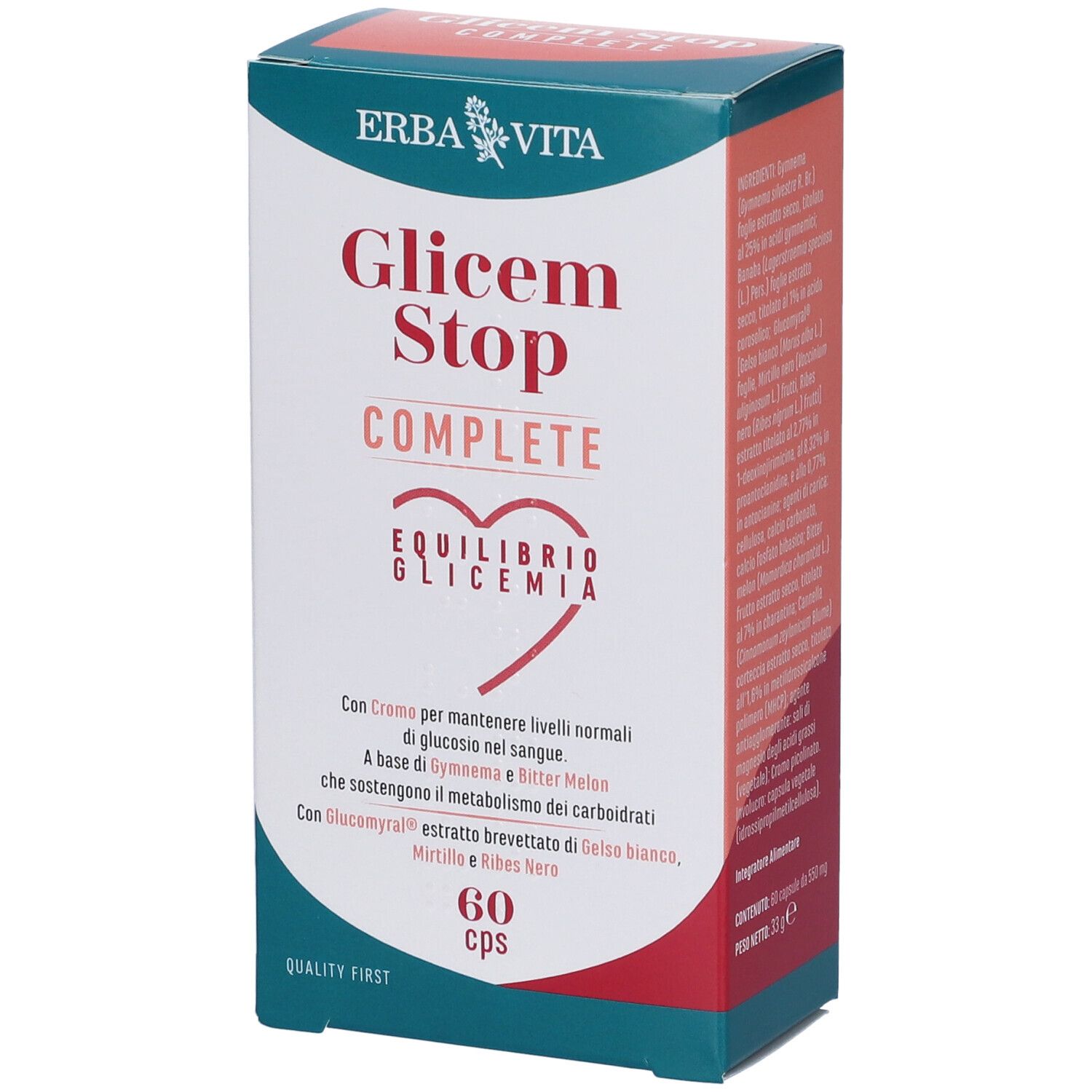 Erba Vita Glicem Stop Capsule