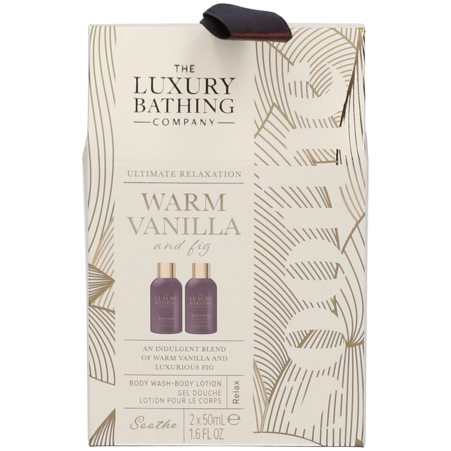 The Luxury Bathing Company Set Regalo Vaniglia Calda & Fico Gel Doccia + Lozione Corpo