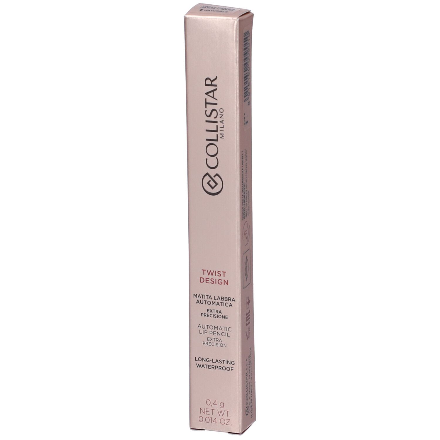 Collistar Twist Design Matita Labbra Automatica Tonalitá 1 Naturale