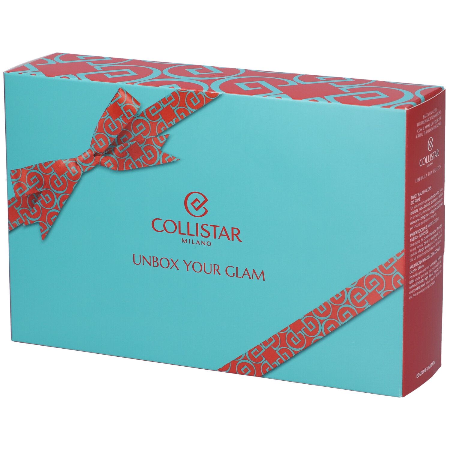Collistar Unbox Your Glam Cofanetto Twist Balmy Gloss + Mini Professionale Matita Occhi + Mini Soluzione Bifasica Struccante