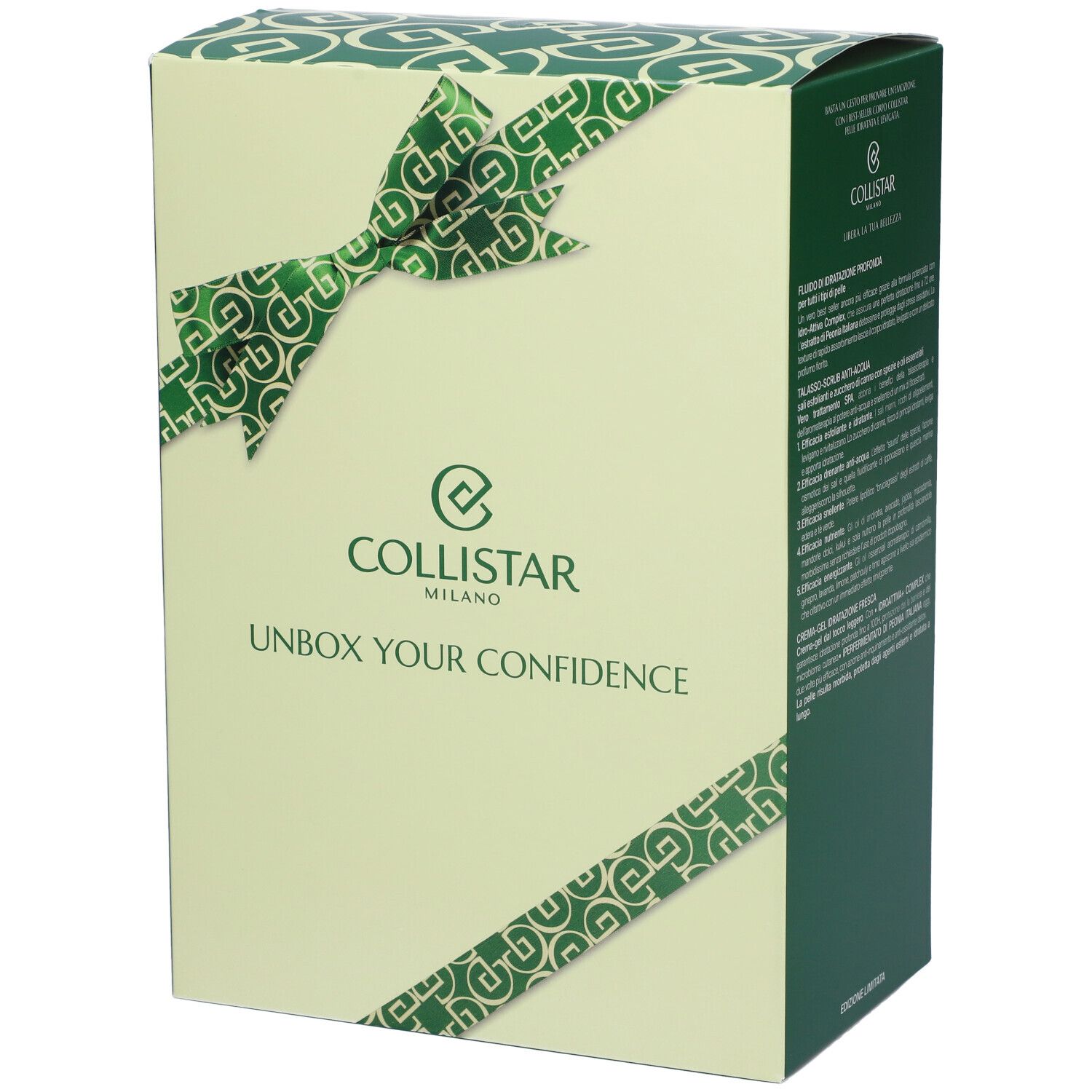 Collistar Unbox Your Confidence Cofanetto Fluido di Idratazione Profonda + Talasso Scrub Anti-Acqua + Crema Gel Idratazione Fresca