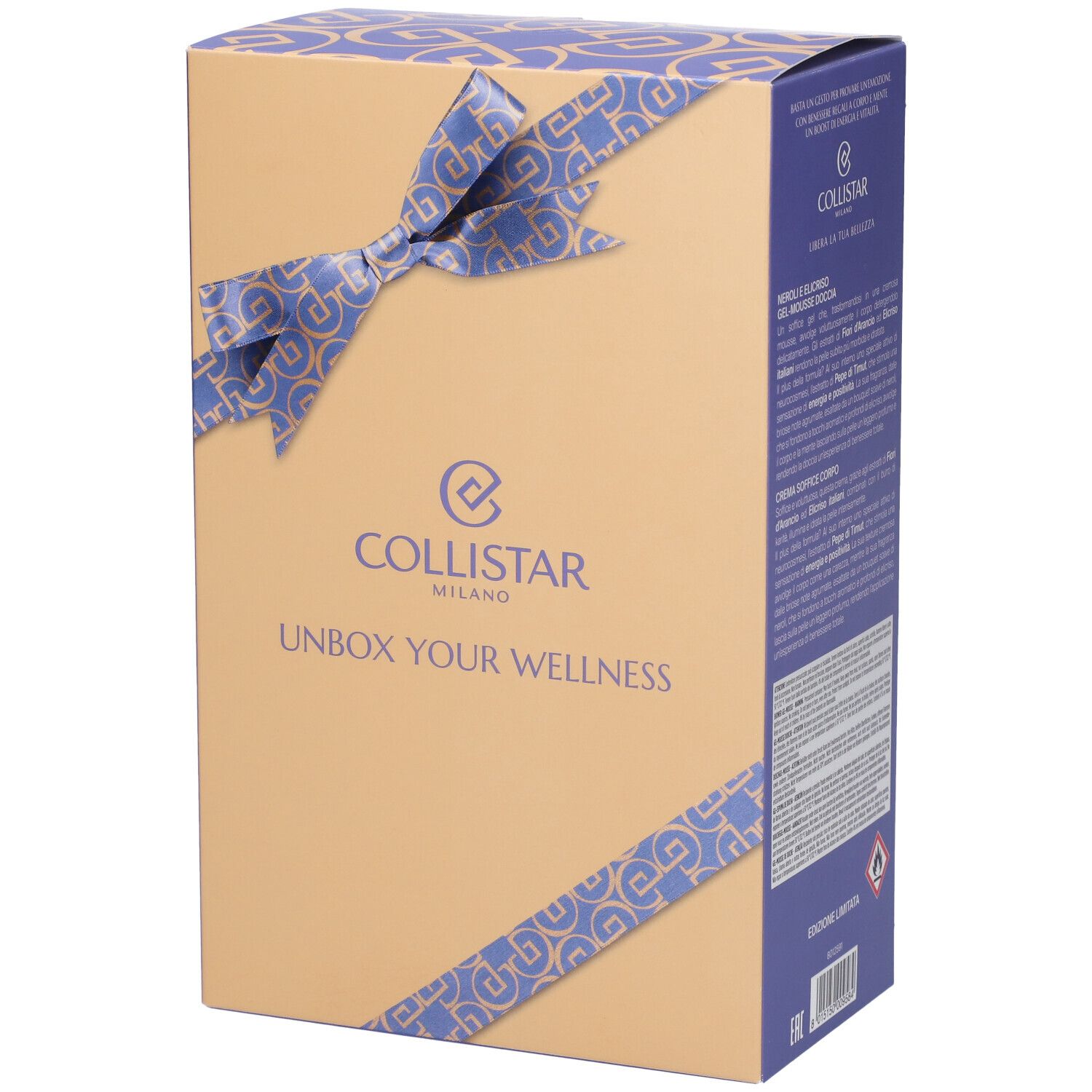 Collistar Cofanetto Unbox Your Wellness Neroli e Elicriso Gel-Mousse Doccia + Crema Soffice Corpo
