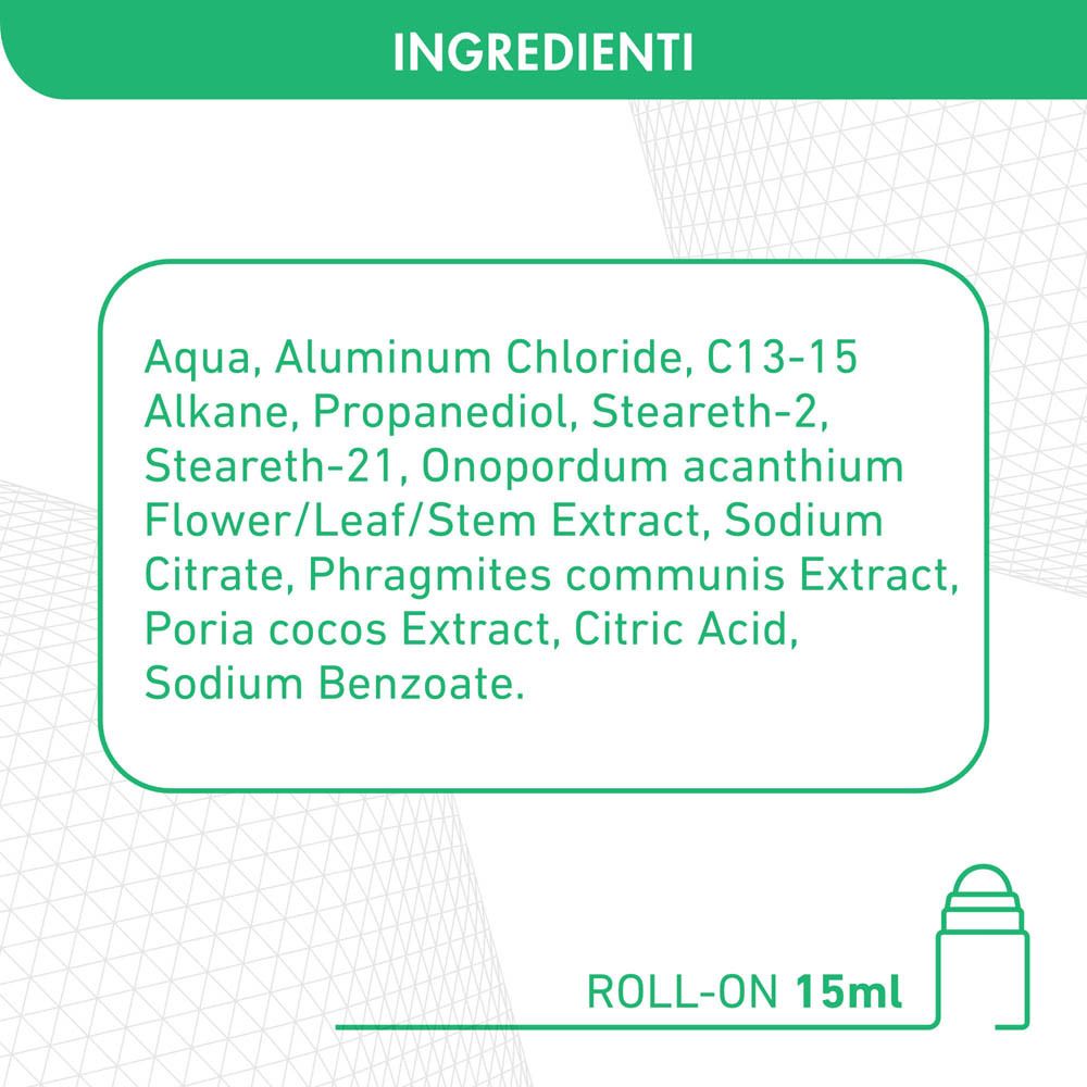 Elenco degli ingredienti. Roll-on 15 ml.