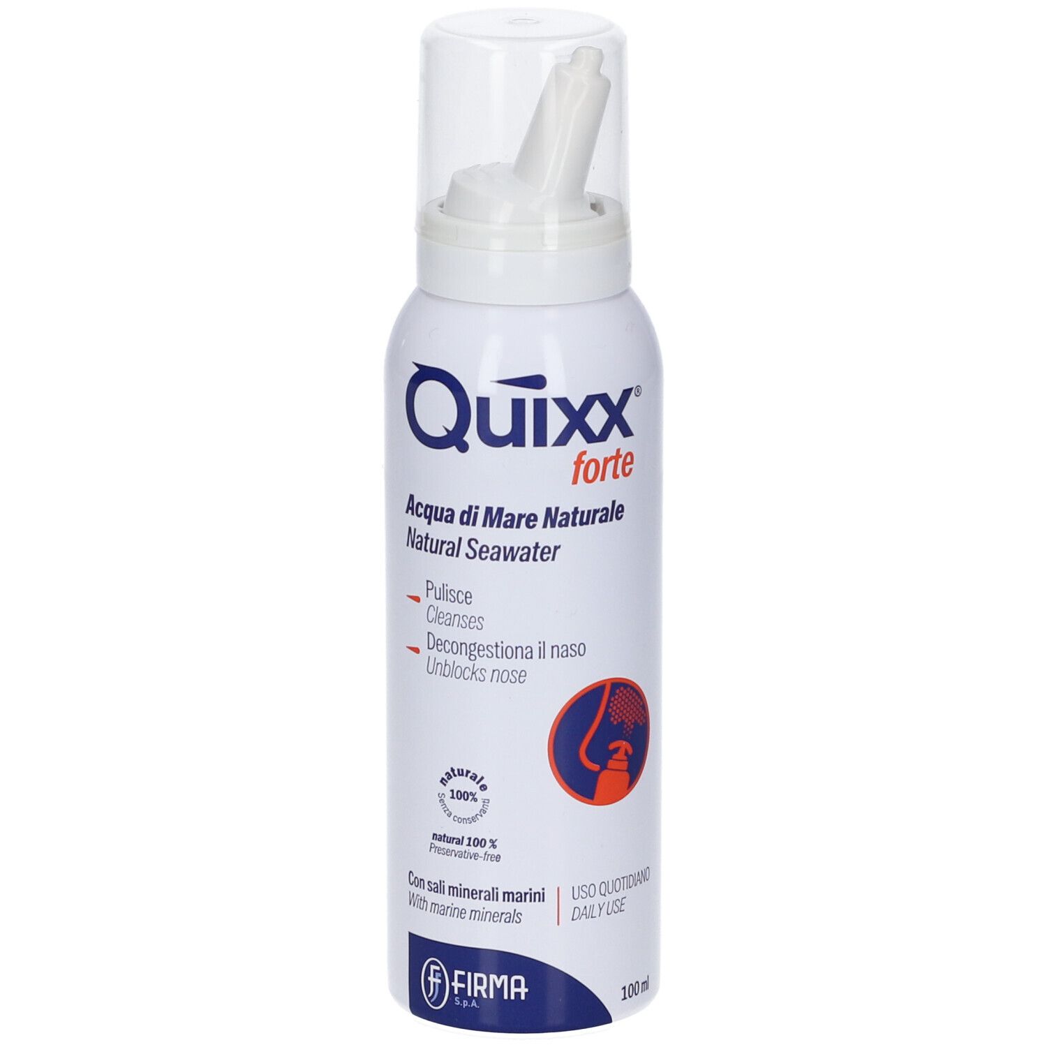 Quixx Forte Spray Nasale Acqua Marina Ipertonica
