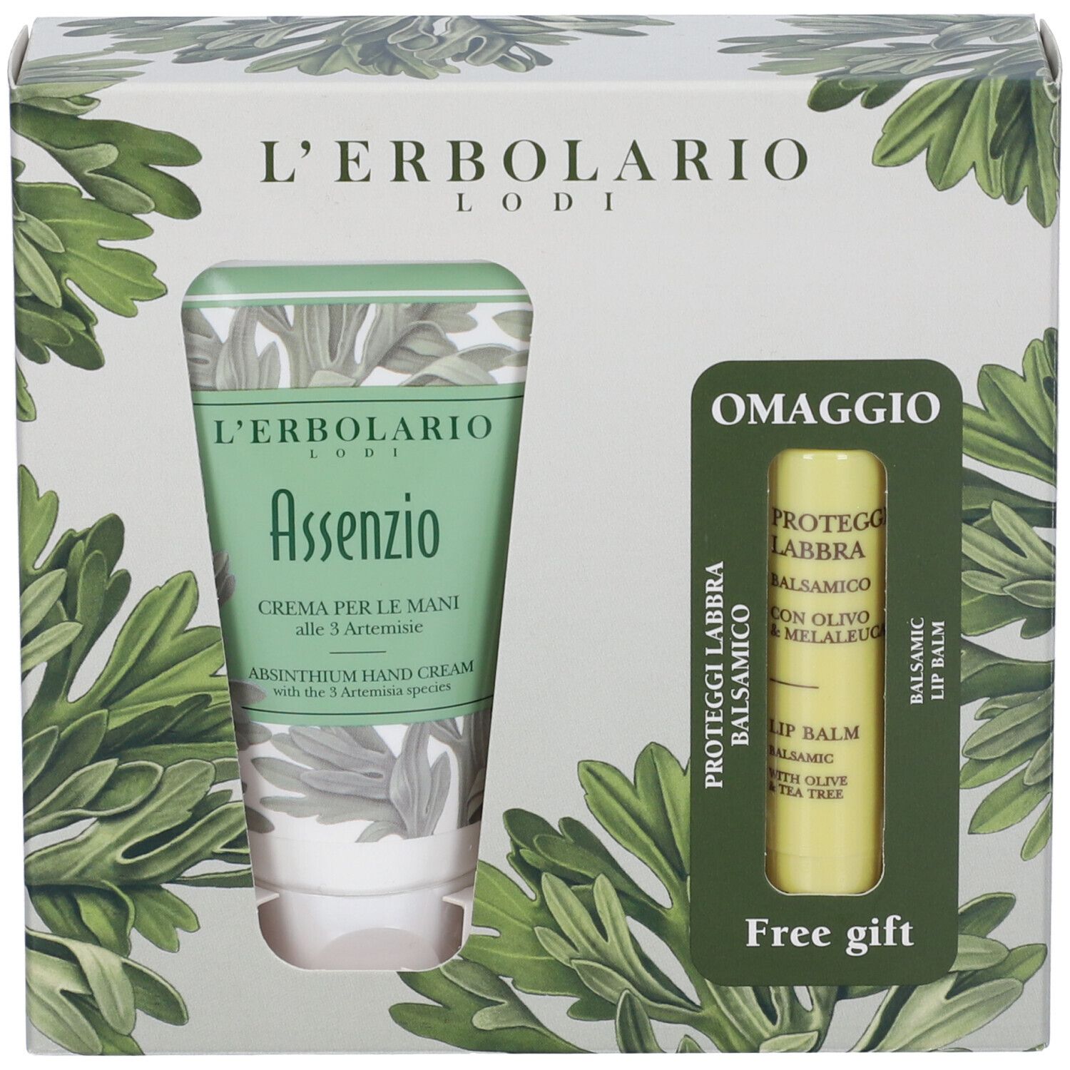 L´Erbolario Crema Mani Assenzio e Proteggilabbra in omaggio