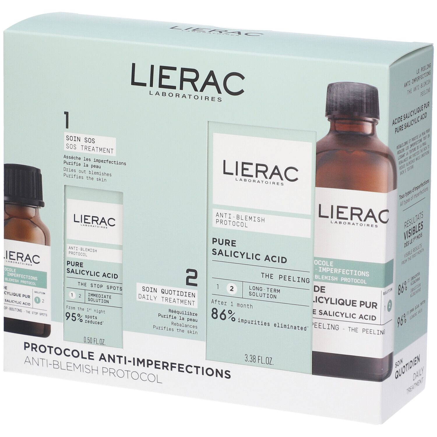 Lierac Cofanetto Protocollo Anti-imperfezioni Peeling + Stop Imperfezioni