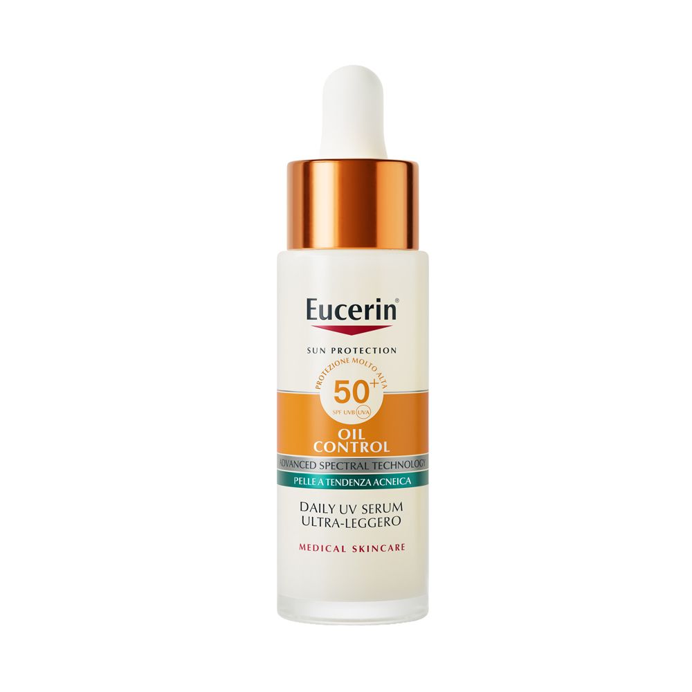 Eucerin Oil Control Tocco Secco Siero Viso Giorno SPF50+