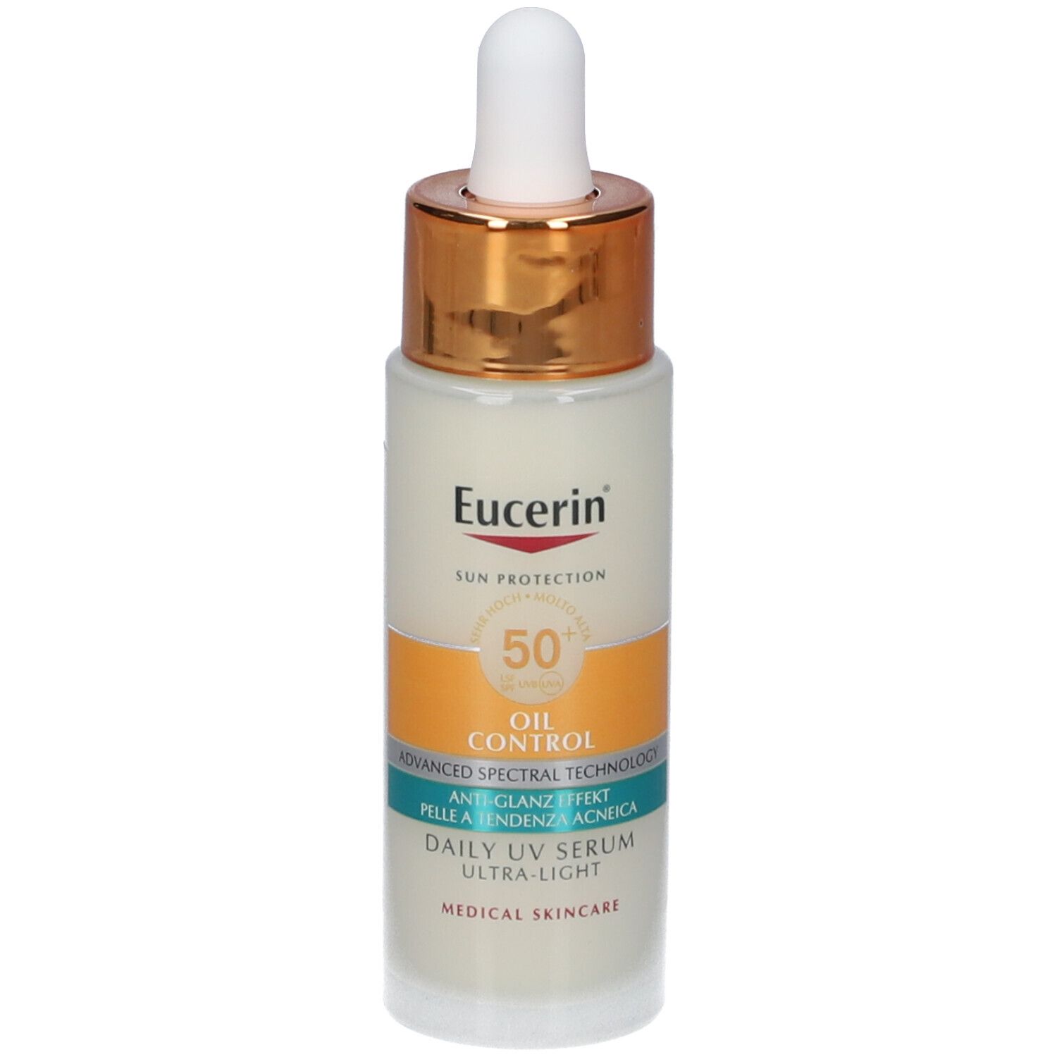 Eucerin Oil Control Tocco Secco Siero Viso Giorno SPF50+