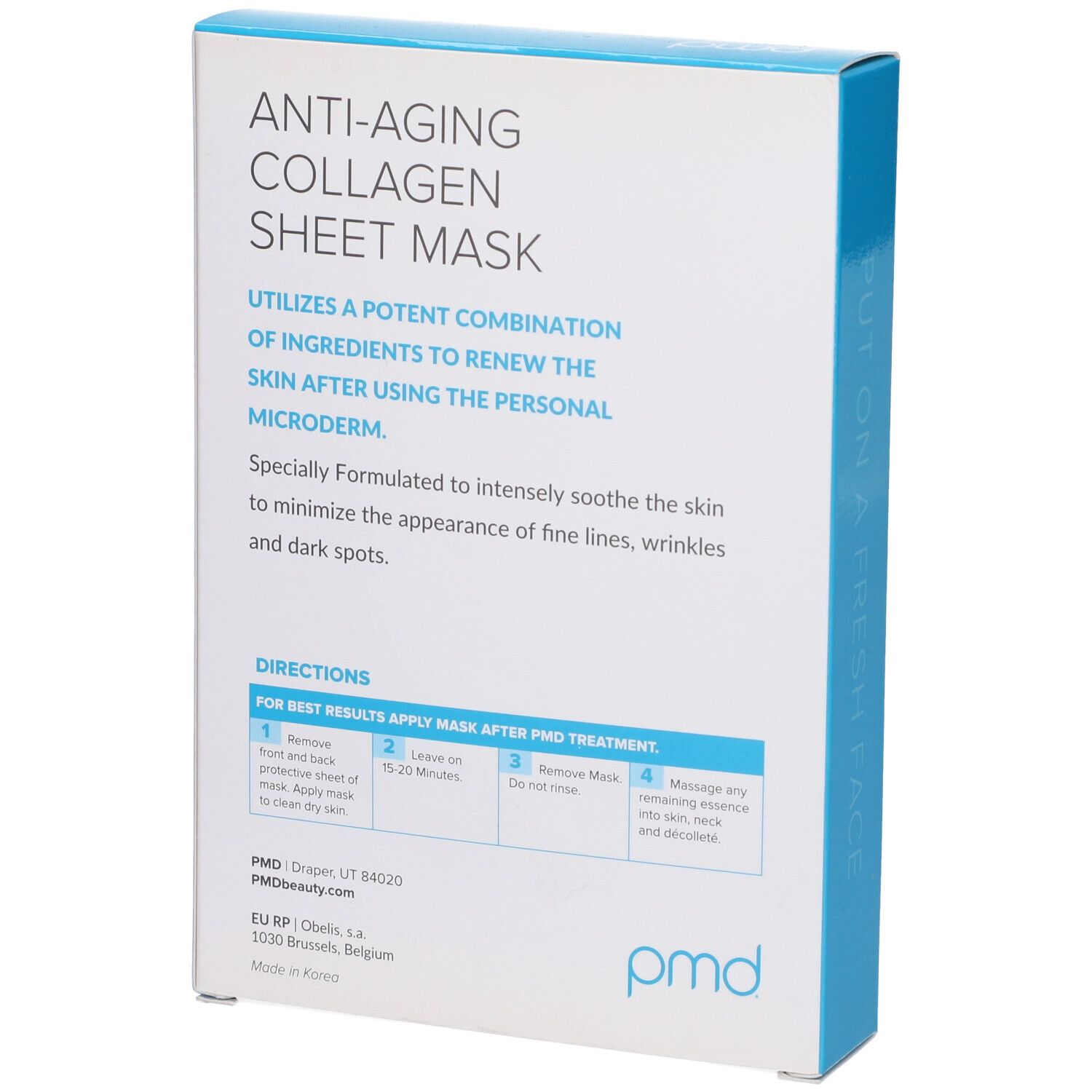 Confezione del prodotto, retro. Contiene informazioni sull'uso e gli ingredienti.