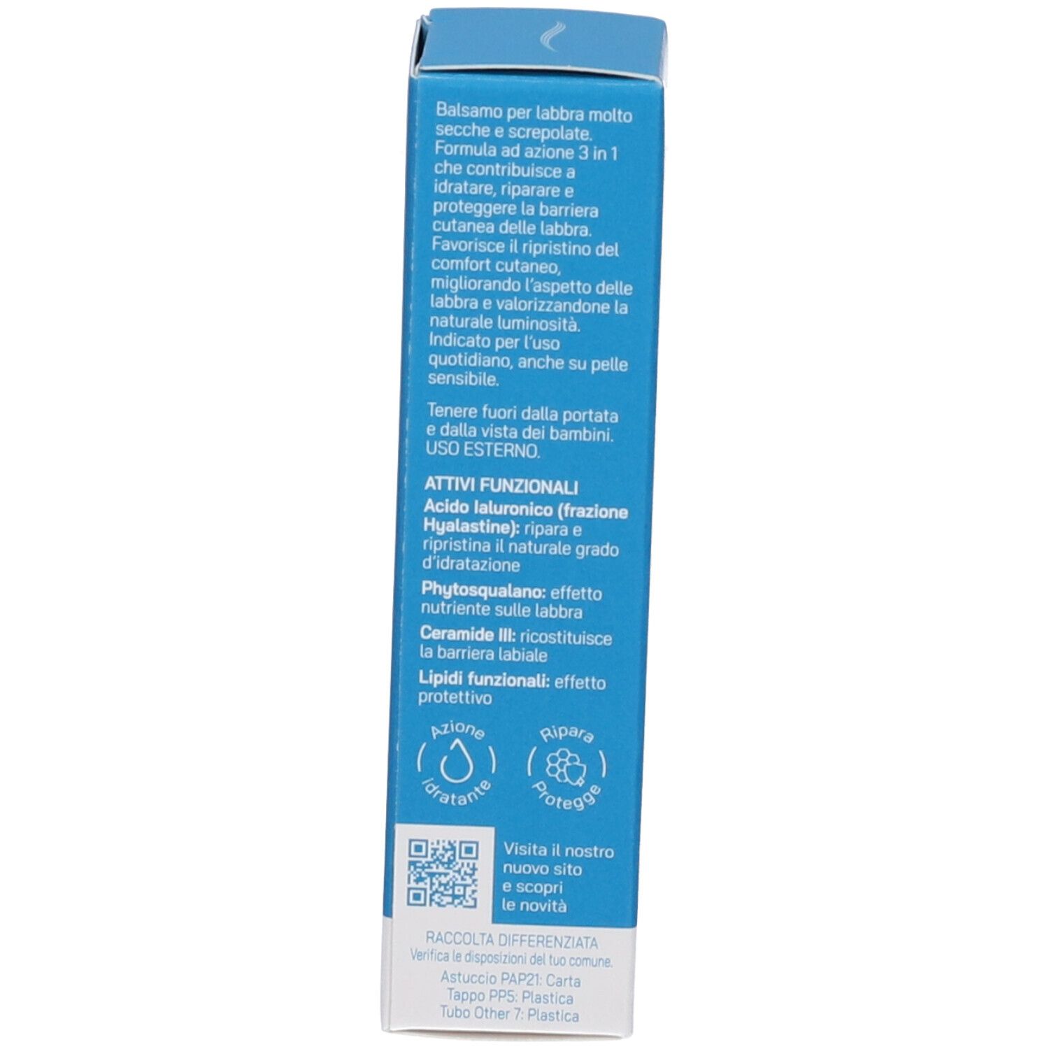 Scatola pieghevole rossa per crema contorno occhi con motivo melograno. Testo: 'Youth Power Oogcontour-Crème'.