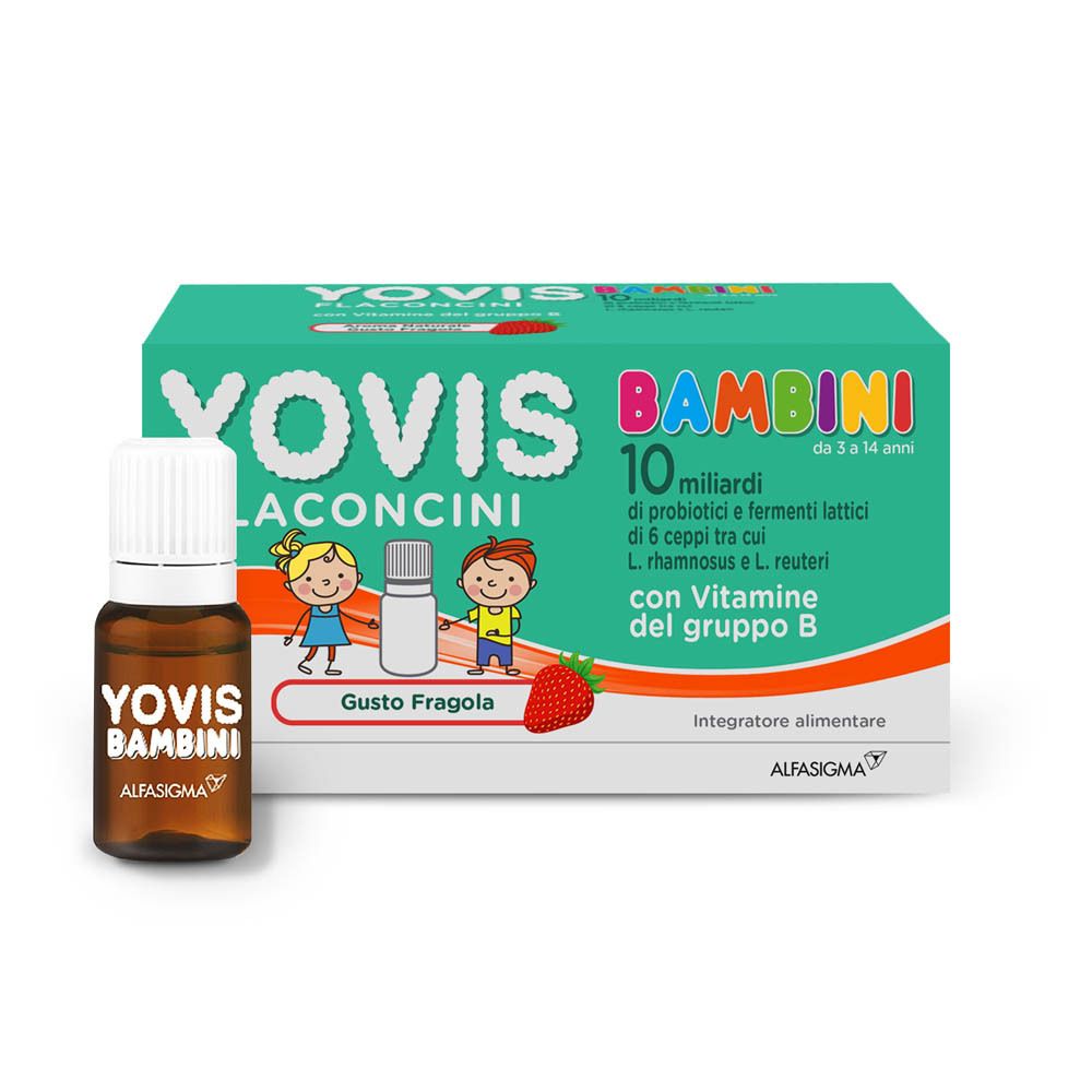 Yovis Bambini Flaconcini Probiotici e Fermenti Lattici per bambini
