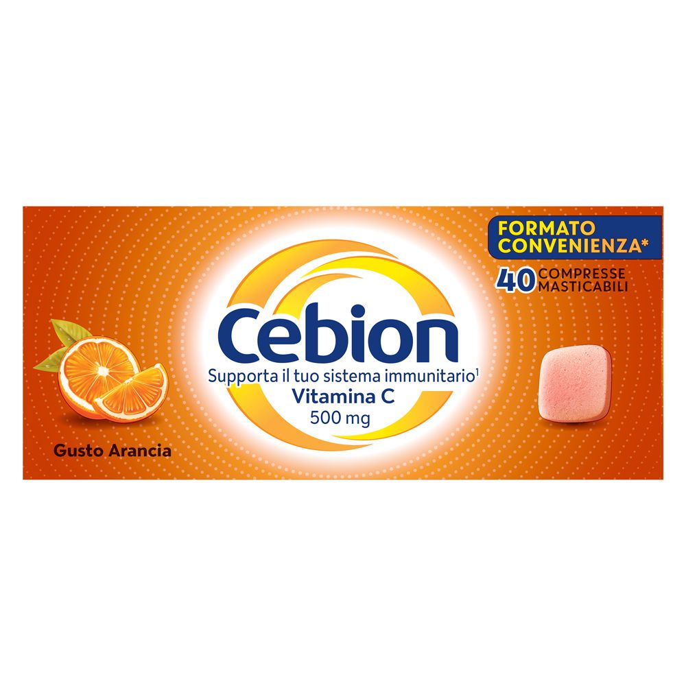 Cebion Compresse Masticabili Gusto Arancia