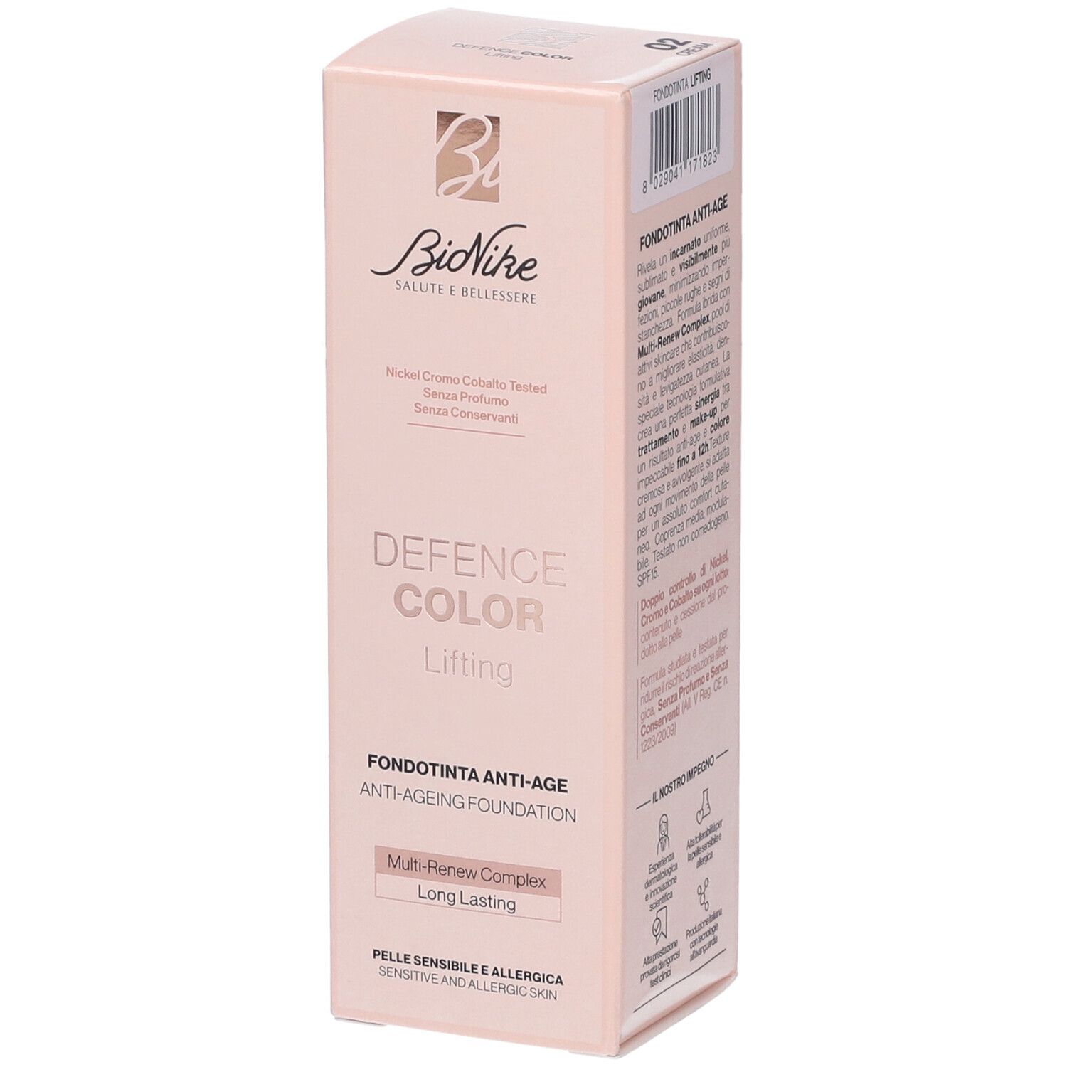 Bionike Defence Color Lifting Fondotinta Anti Age 02 Cream