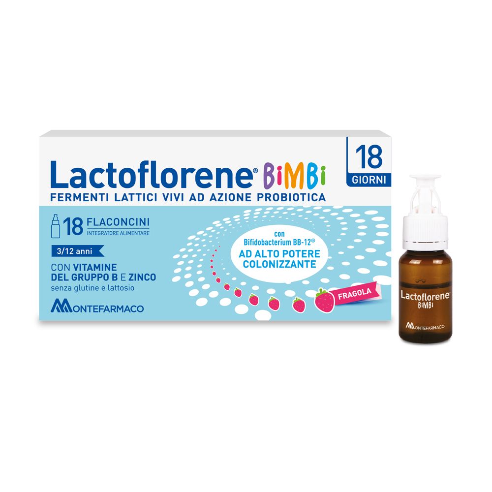 Lactoflorene Bimbi Fermenti Lattici 18 Flaconcini
