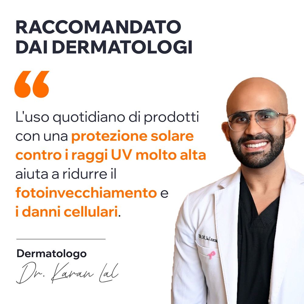 Un dermatologo raccomanda lo spray Uriage Bariesun per un'alta protezione UV.