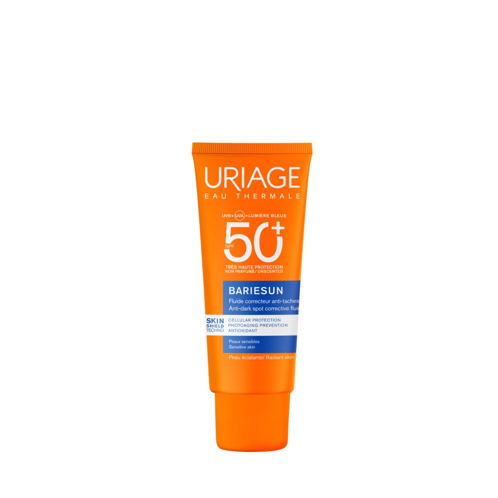 URIAGE Bariésun Fluido solare viso antimacchie SPF50+ pelle sensibile, protezione eelevata