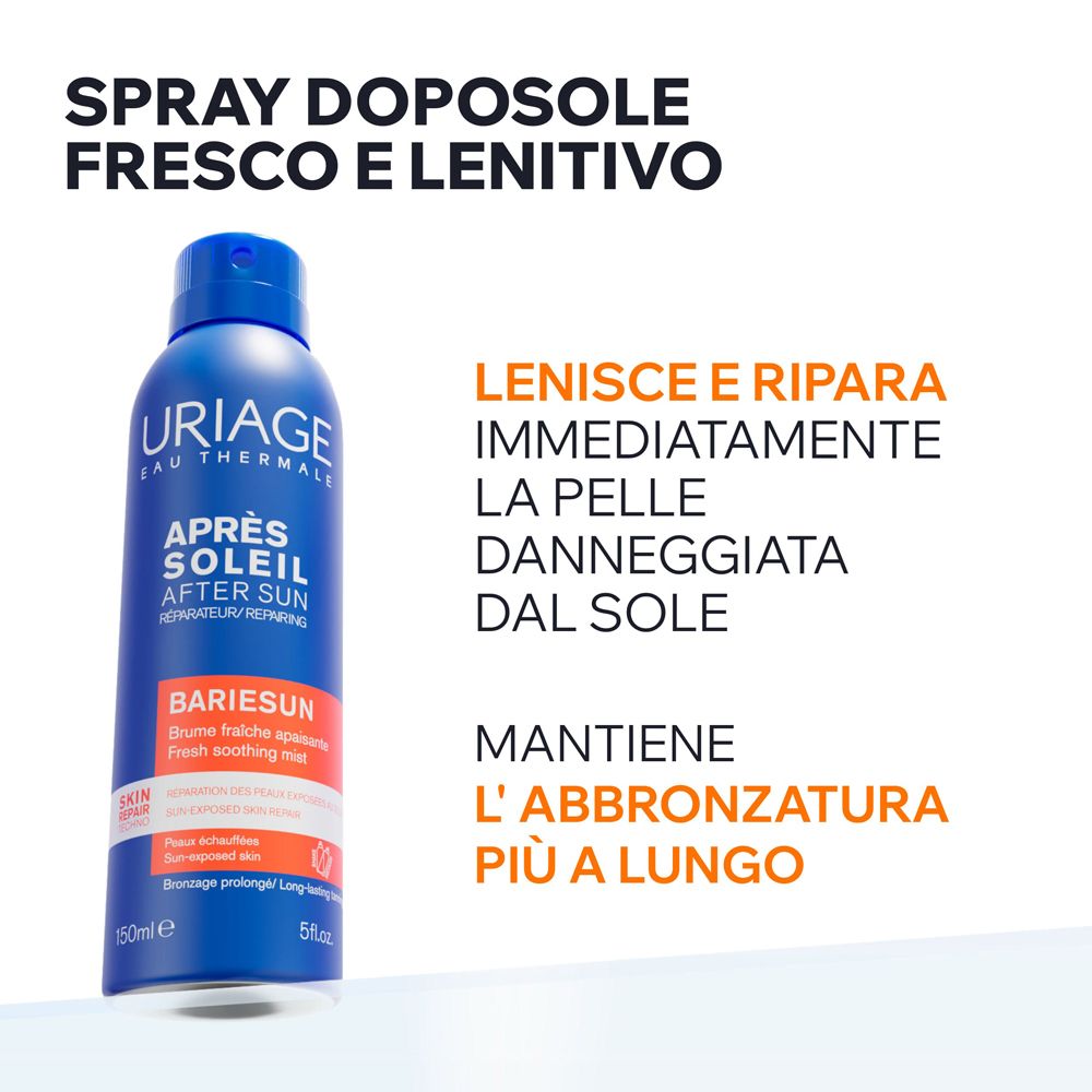 URIAGE Bariésun Spray Doposole: Lenisce e ripara la pelle arrossata dal sole. Mantiene l'abbronzatura più a lungo.