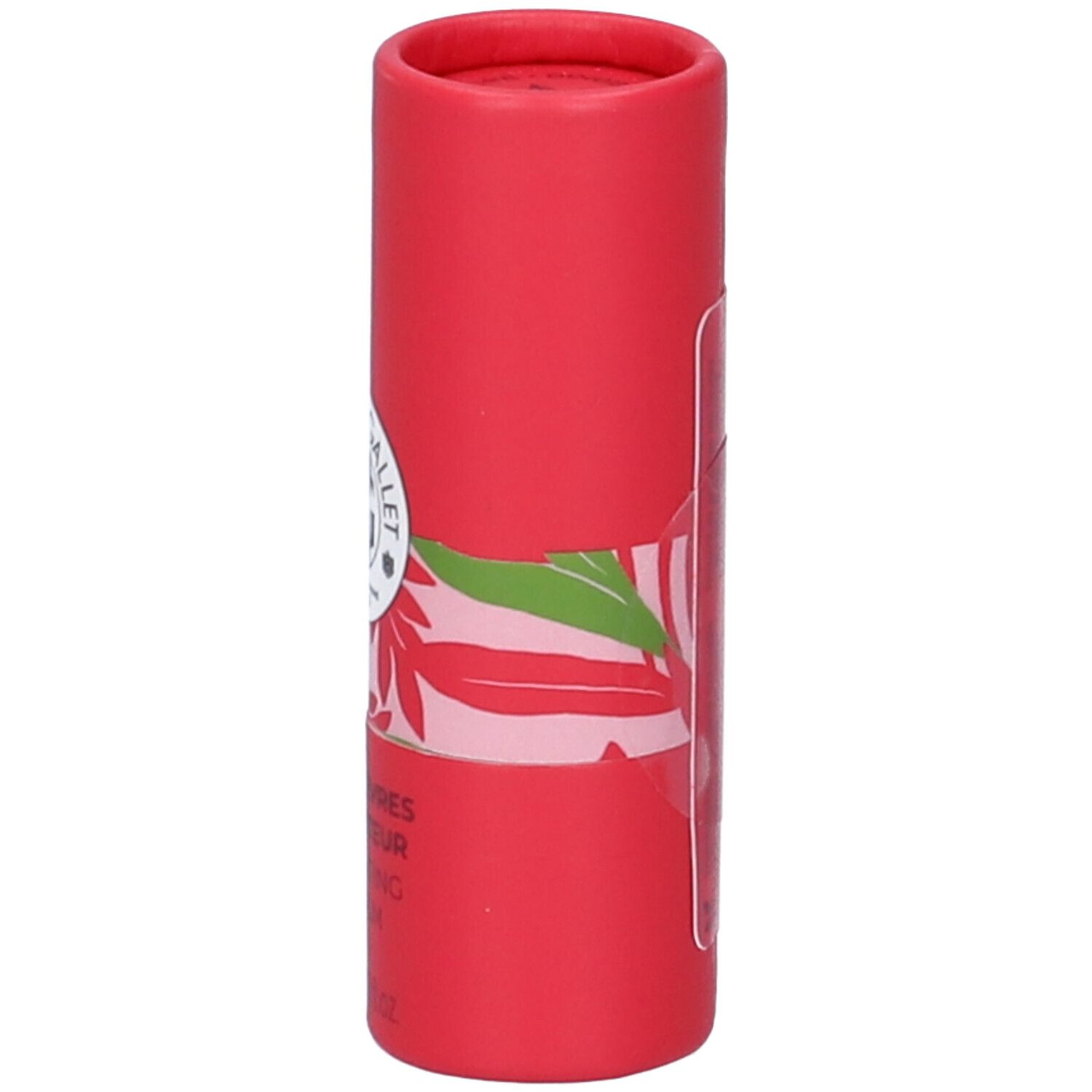 Confezione cilindrica rossa. Logo e nome del prodotto: Baume Lèvres Sublimateur. 3,5g.