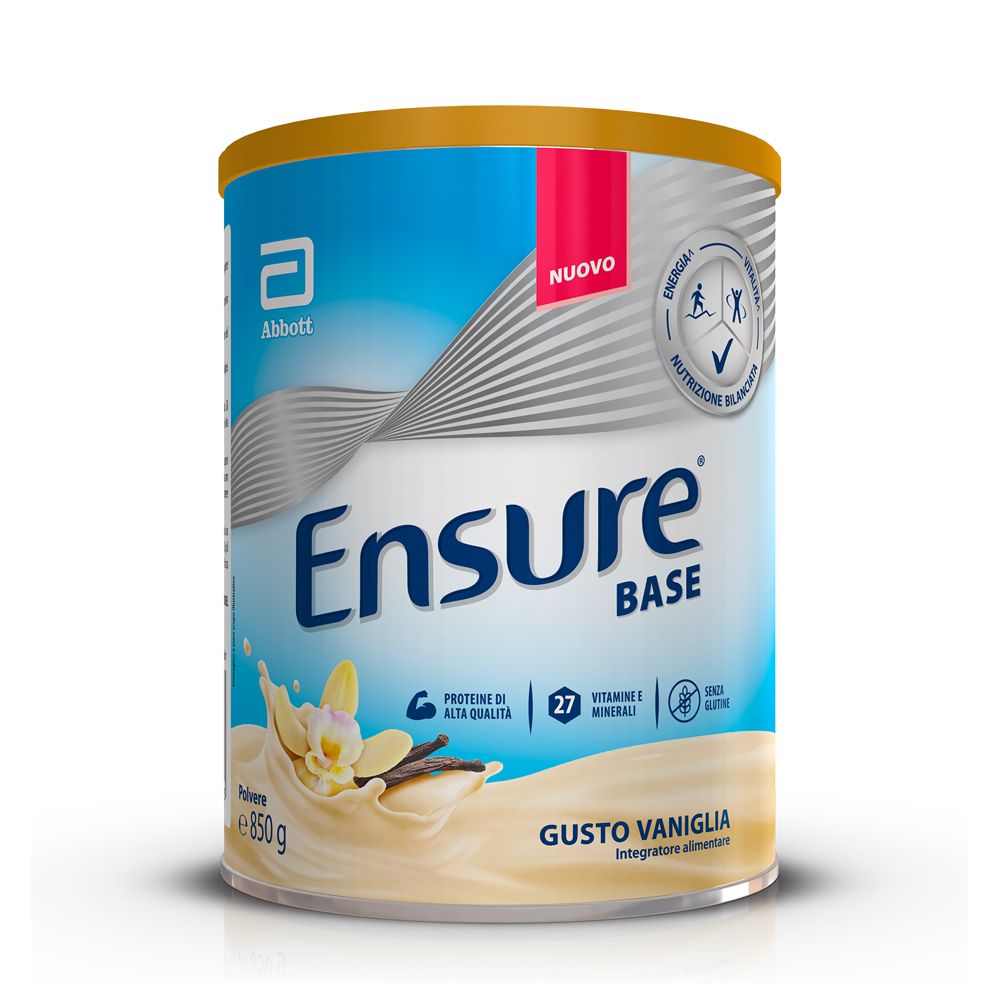 Ensure® Base Integratore per Energia e Difese Immunitarie 850g Vaniglia