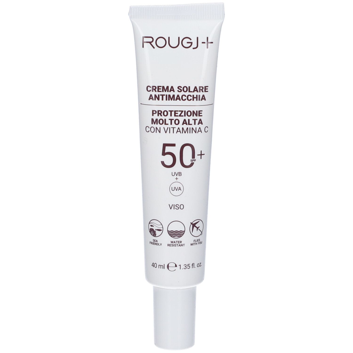 Rougj Crema Solare Viso 50+ Antimacchia