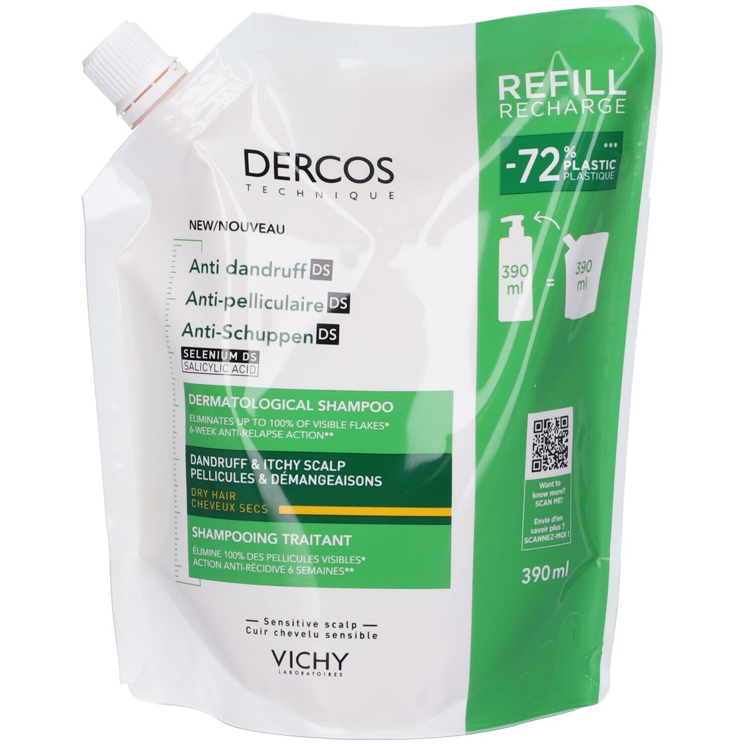 Vichy Decors Technique Ricarica Shampoo Anti Forfora