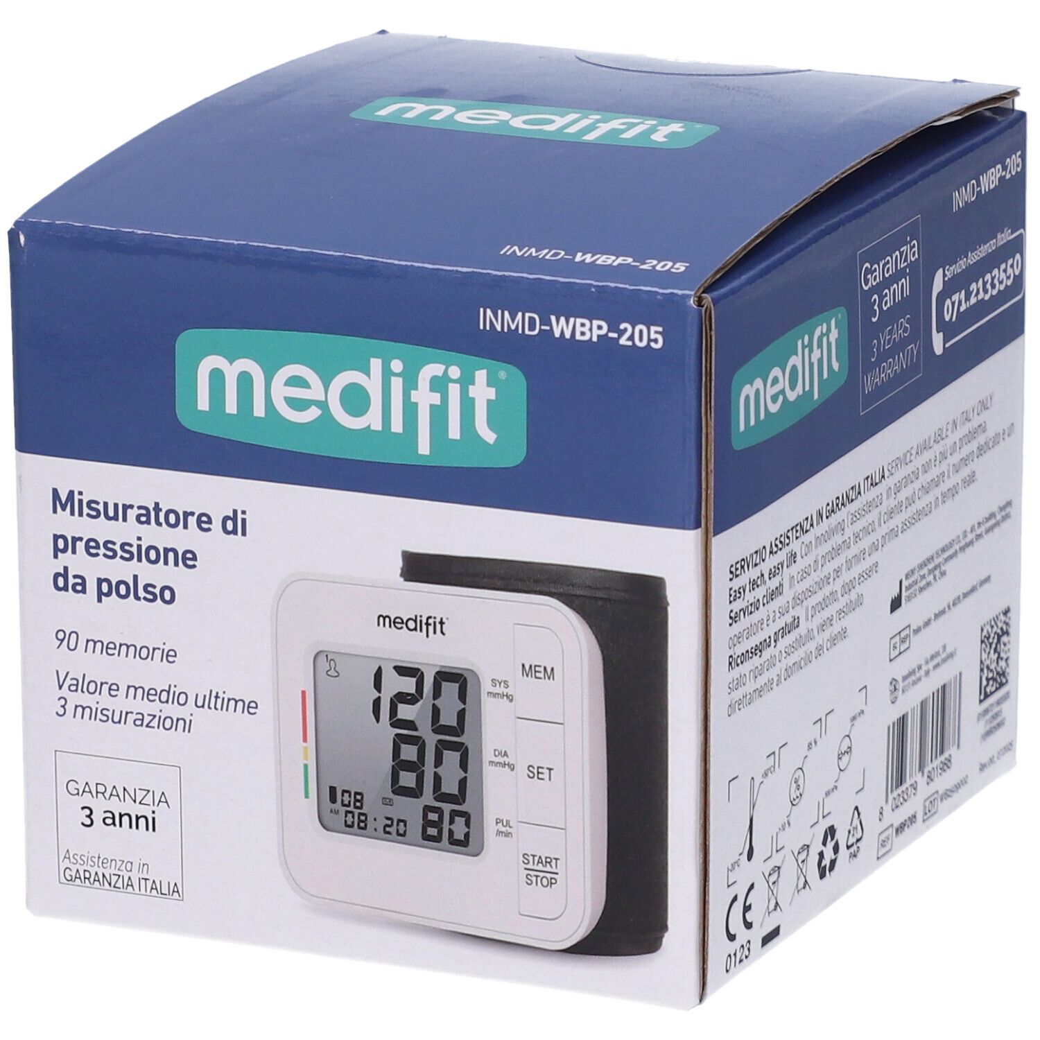 Medifit Misuratore Digitale della Pressione Sanguigna da Polso