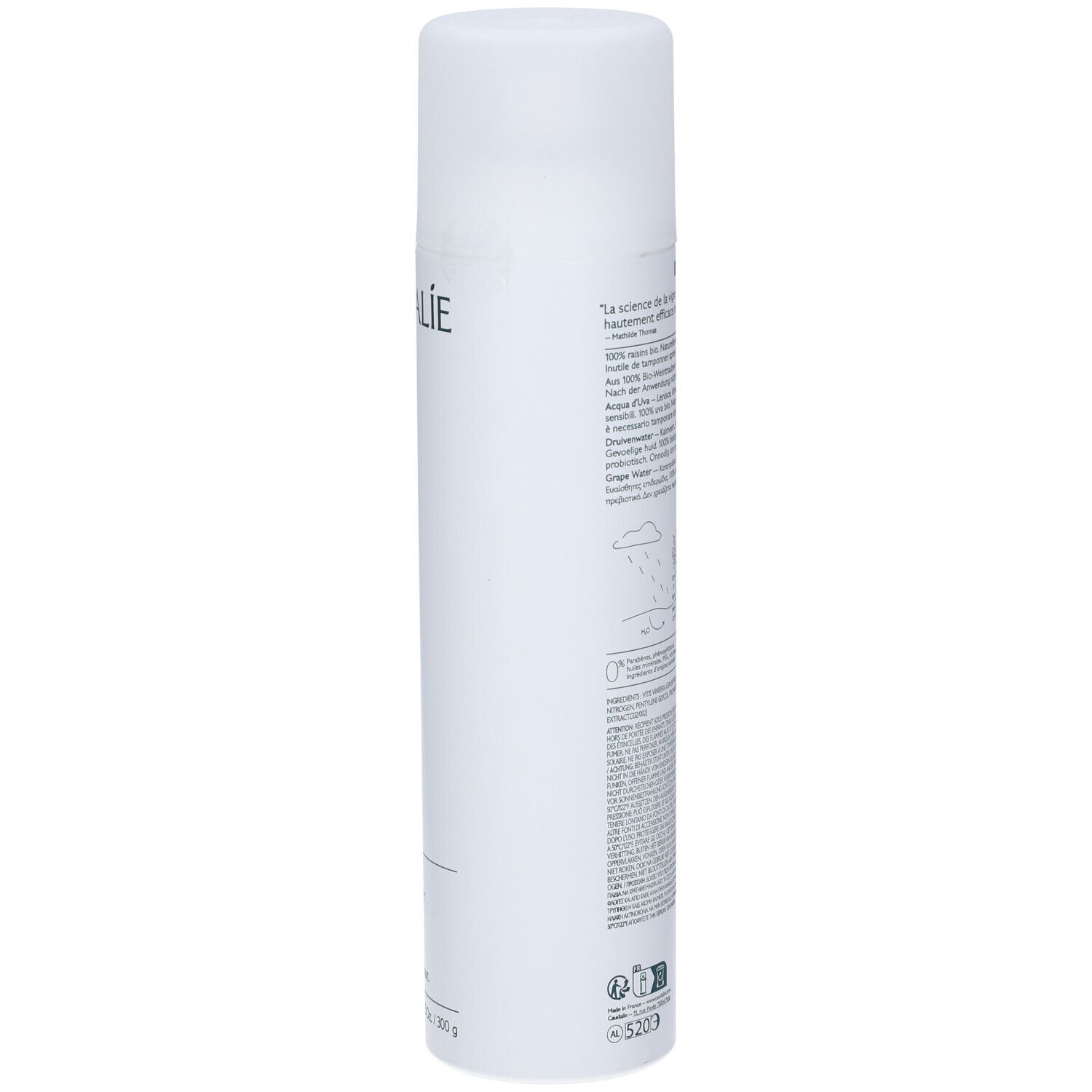 Caudalie Acqua di Uva: Lenisce, idrata, antiossidante. Per pelli sensibili.