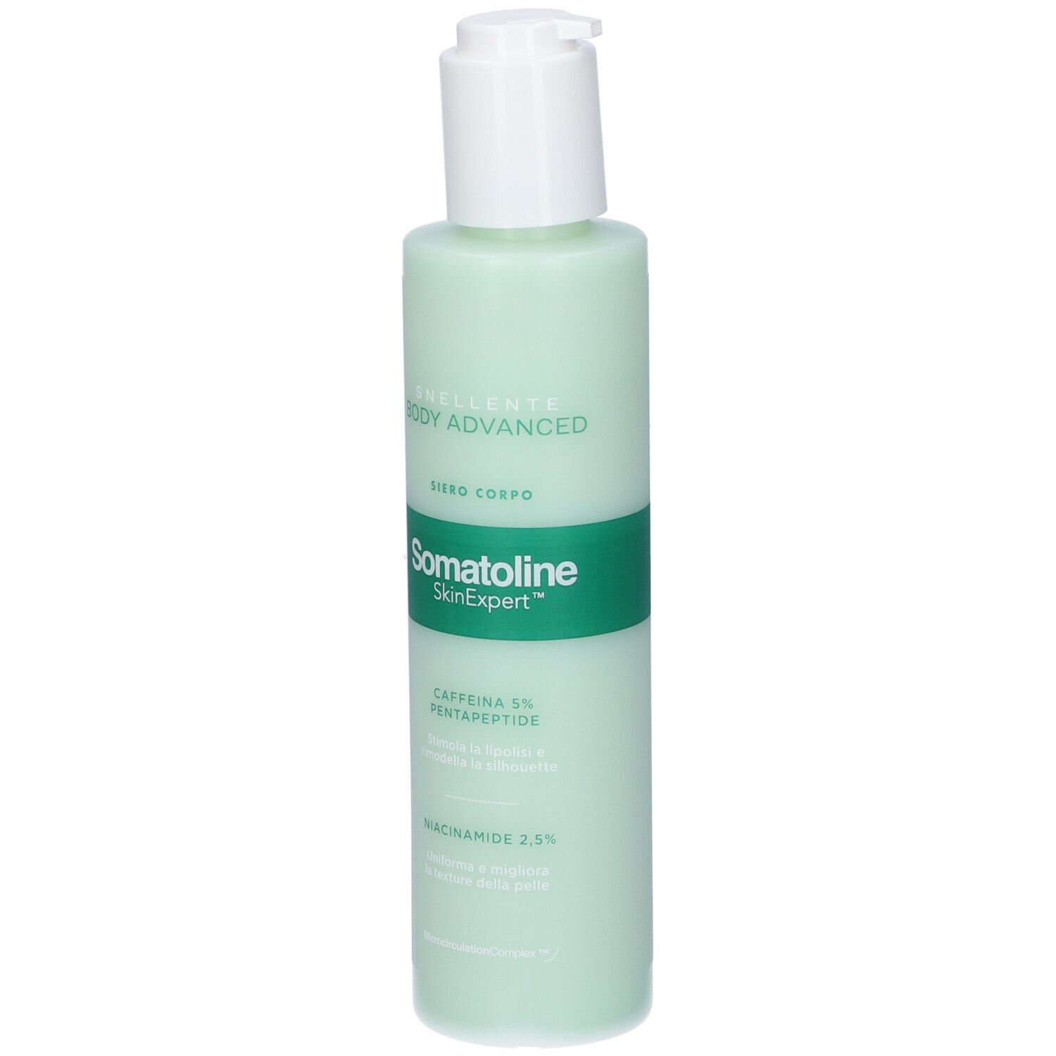 Flacone e scatola, Somatoline SkinExpert Body Advanced Siero Corpo.