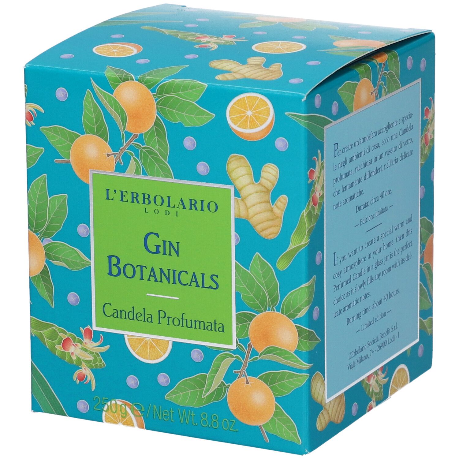 L´Erbolario Candela Profumata Gin Botanicals