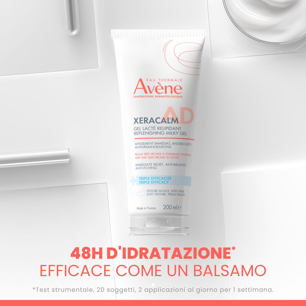 Gel latte relipidante Avène XeraCalm AD in tubo, 200ml.