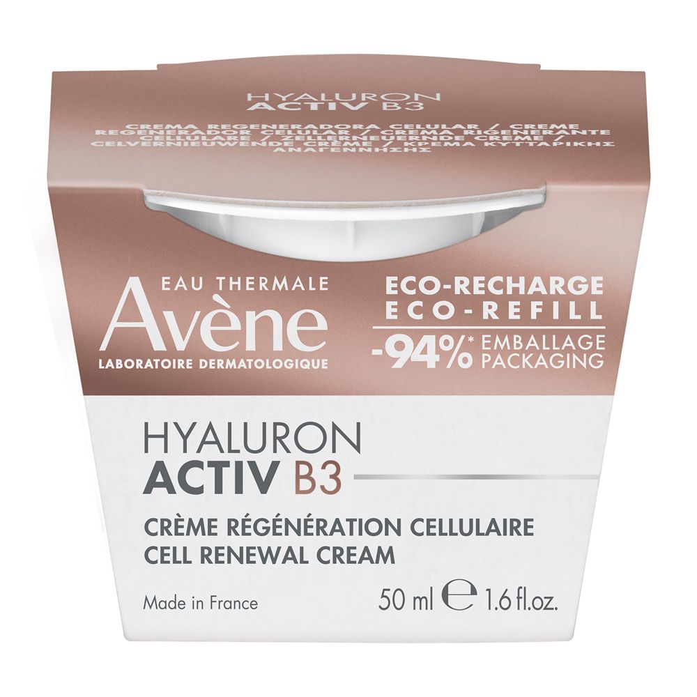Eau Thermale Avène Hyaluron Activ B3 Crema rigenerante cellulare antirughe acido ialuronico e niacinamide RICARICA 50ml