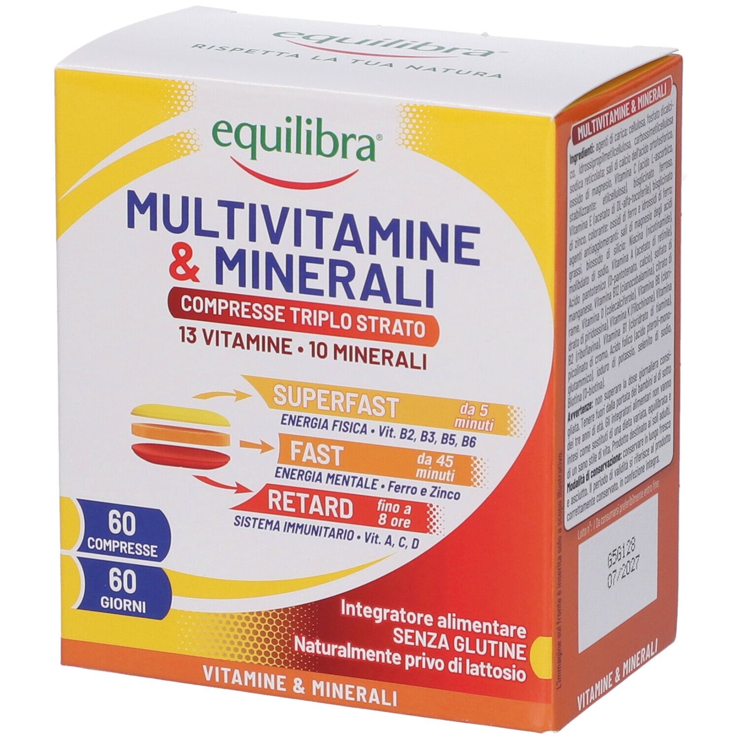 Equilibra Multivitamine & Minerali Compresse Triplo Strato Bipack