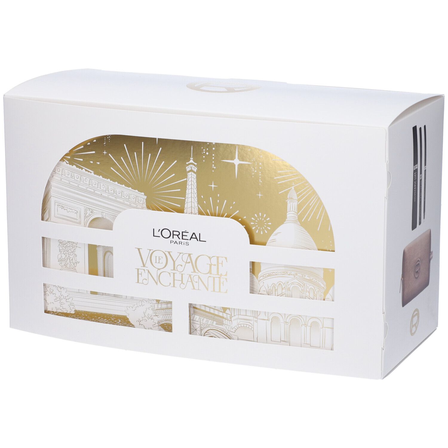 Beauty Telescopic Mascara Classico Nero + Eyeliner Black + Matita Occhi Black + Beauty Champagne Velluto