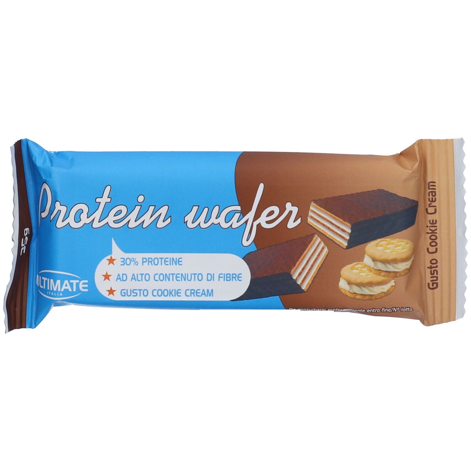 Ultimate Italia Wafer Proteico Gusto Cookie Cream
