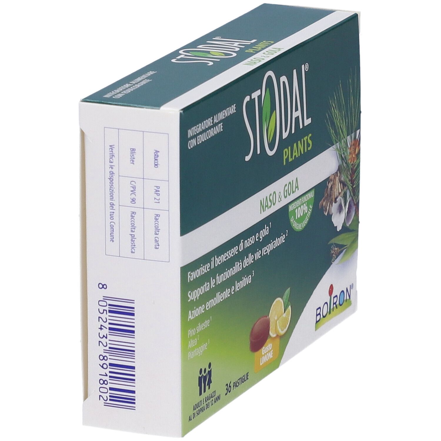 Confezione Stodal Plants Naso e Gola, 36 bustine