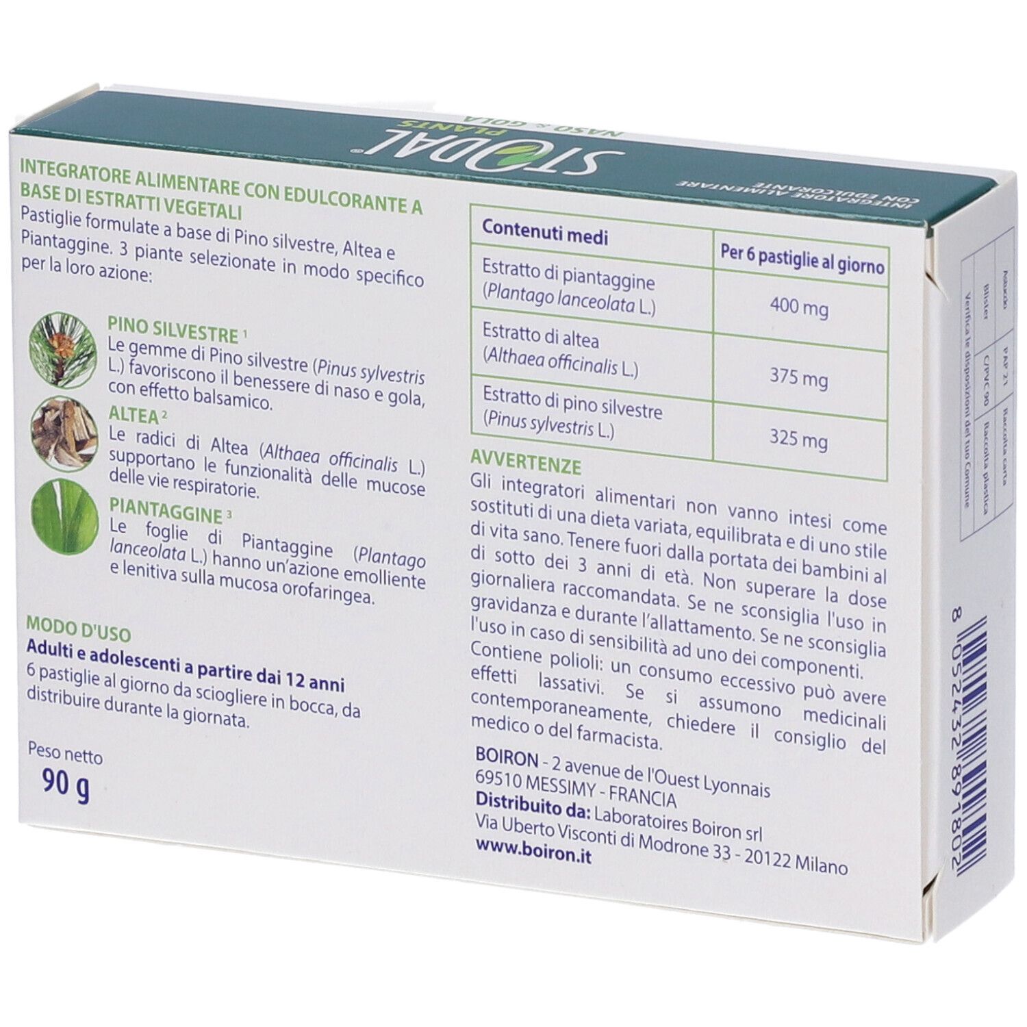 Confezione Stodal, 90 g.