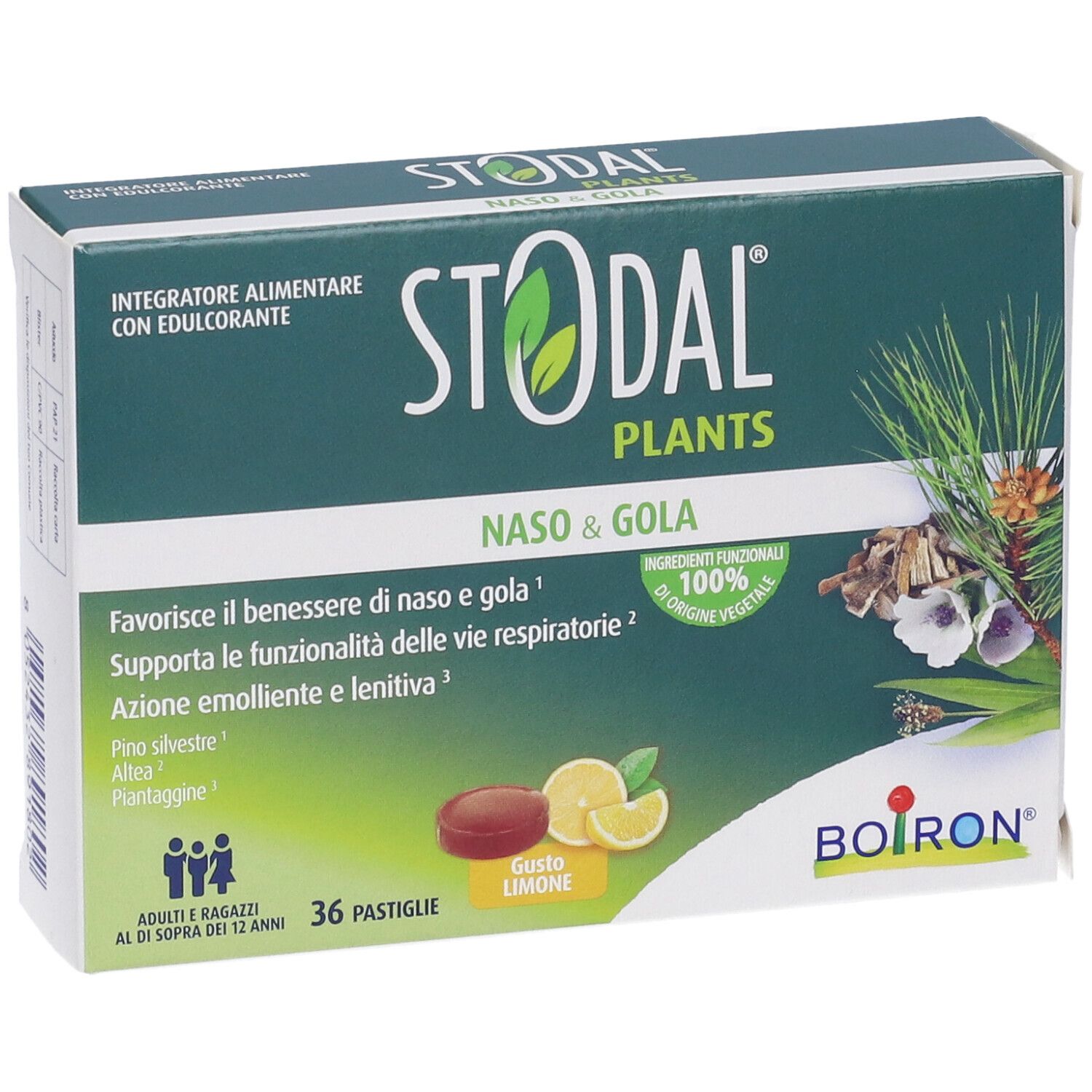 Pastiglie Stodal Plants Naso & Gola, 36 pezzi