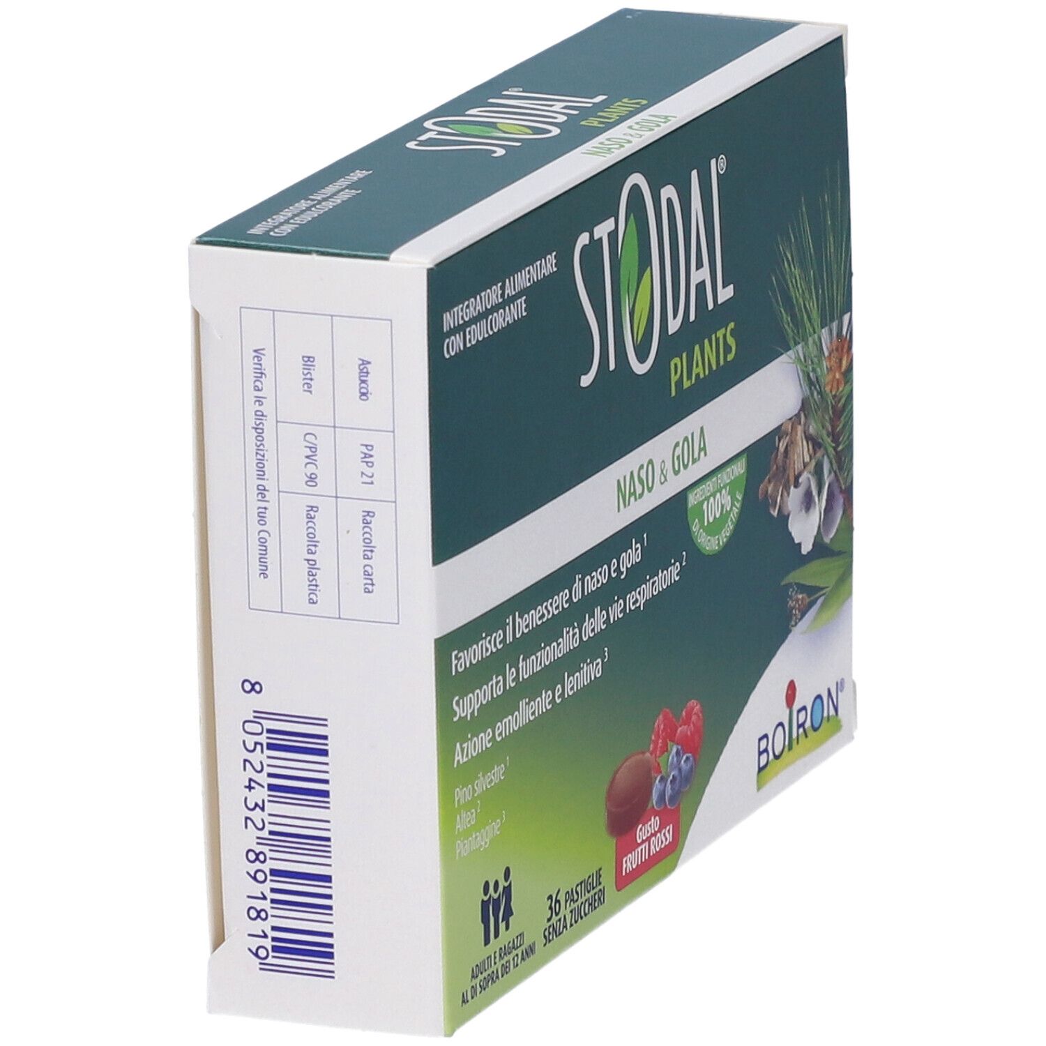 Flacone in vetro marrone con contagocce, contenuto 50 ml, informazioni nutrizionali.