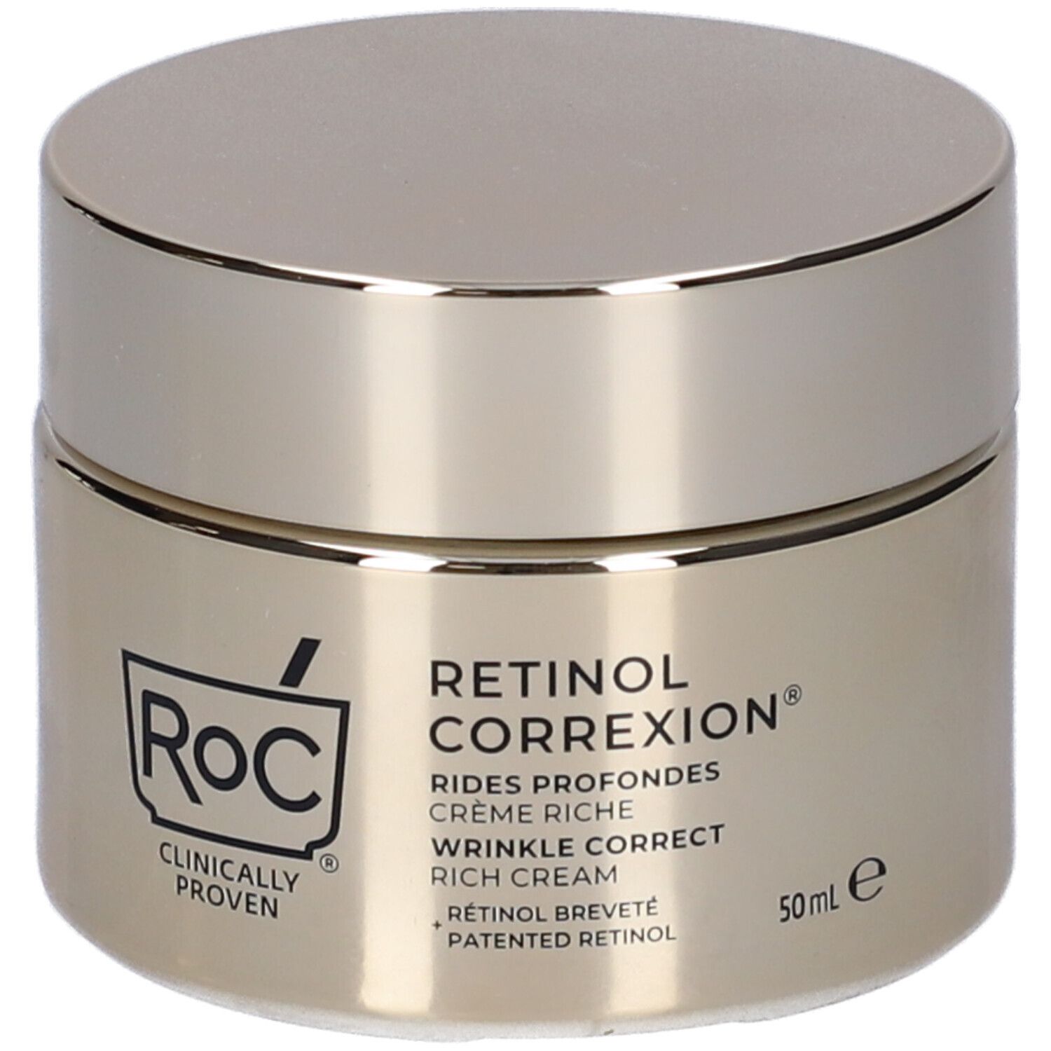 Roc Crema Viso Ricca Retinol Correxion Deep Wrinkle + ROC RETINOL CORREXION LINE SMOOTHING EYE CREAM 7,4ML GRATIS