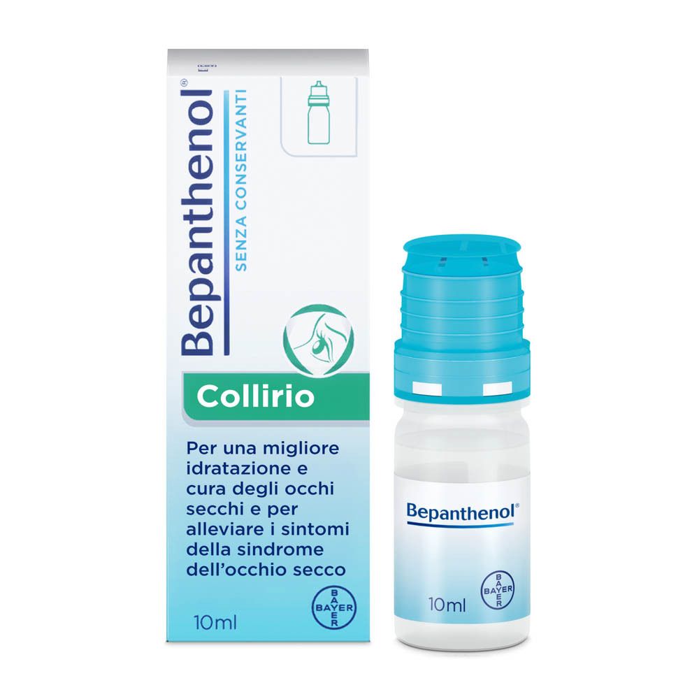 Bepanthenol Collirio Gocce Oculari, occhi secchi, senza conservanti