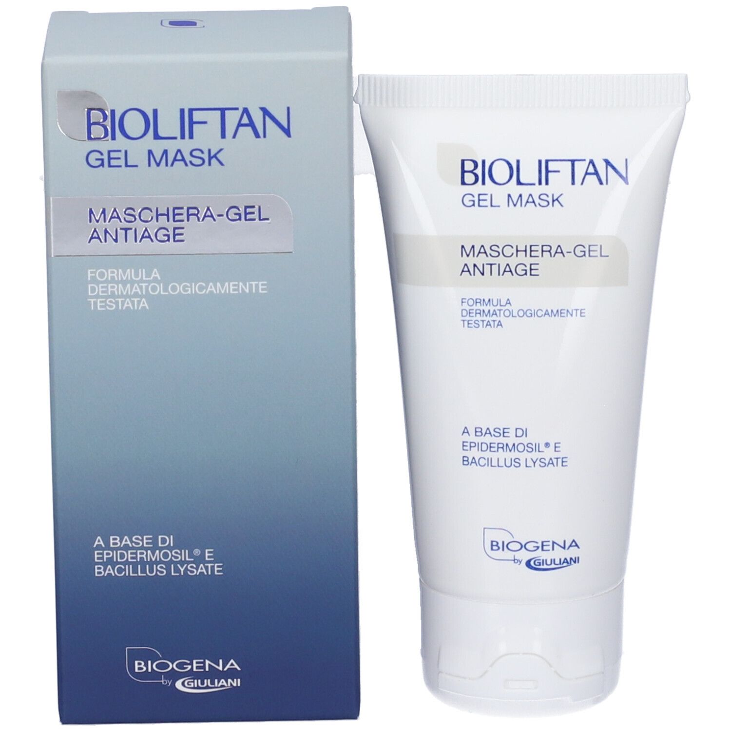Bioliftan Gel Mask Maschera viso anti-age e suo cofanetto.