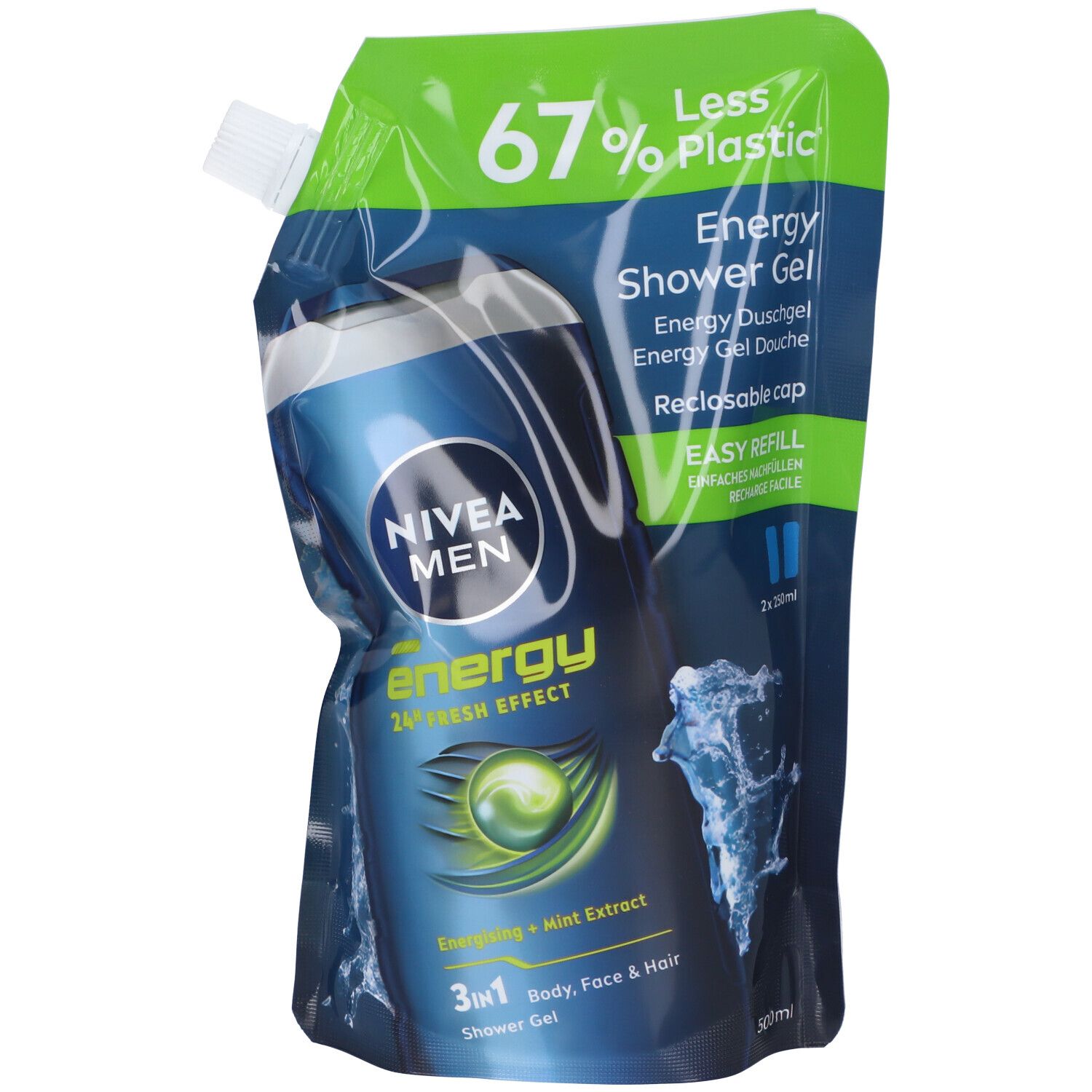 Nivea Men Energy Shower Gel Ricarica