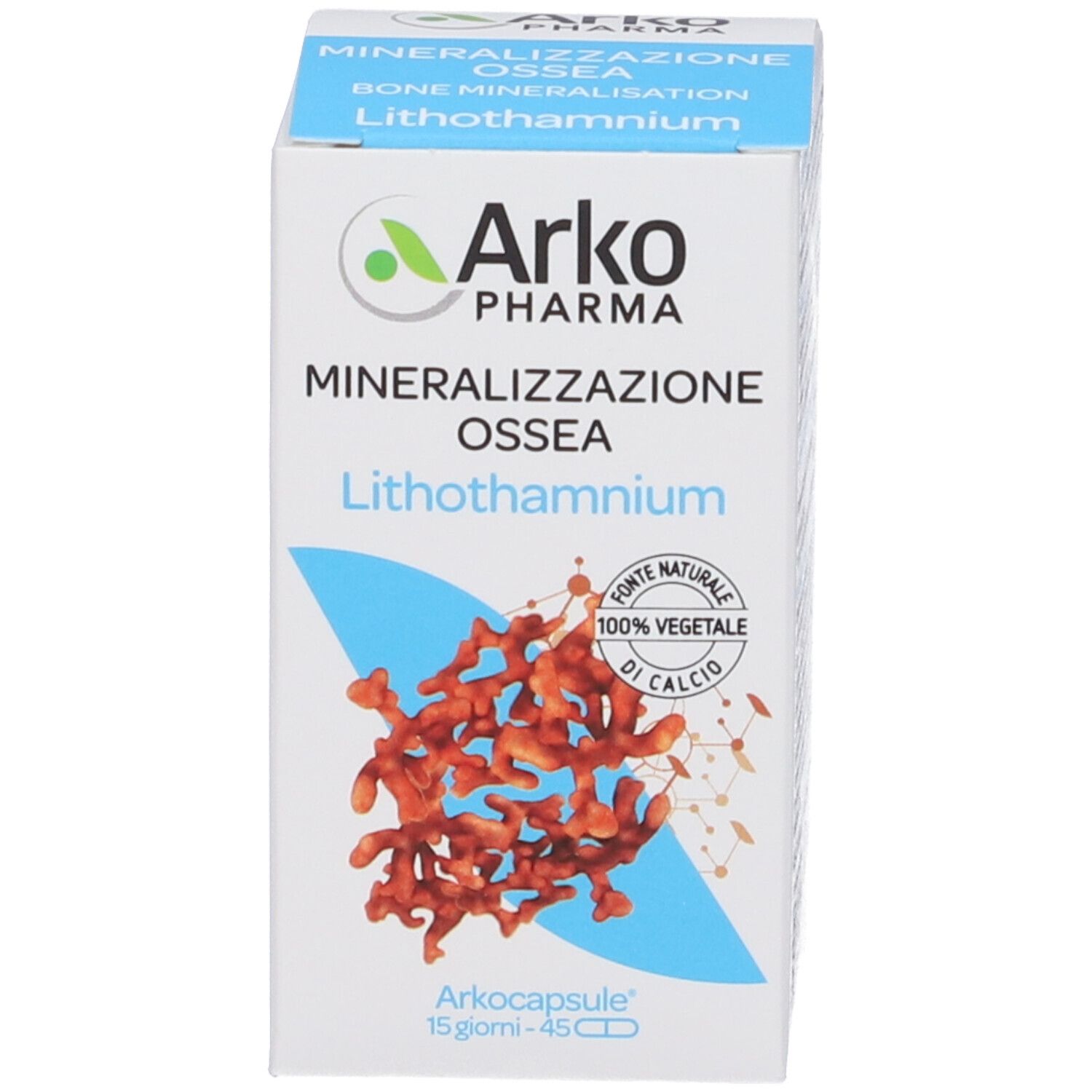 Scatola di 45 capsule Arkopharma Lithothamnium.