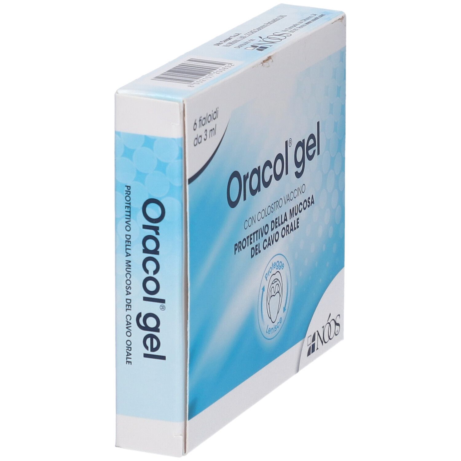 Confezione Oracol gel, 6 flaconcini da 3 ml.