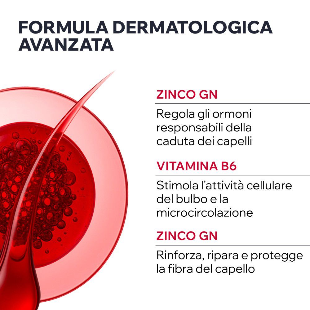 Shampoo Uriage AP Hair: Zinco GN, Vitamina B6, Cheratina per i capelli.
