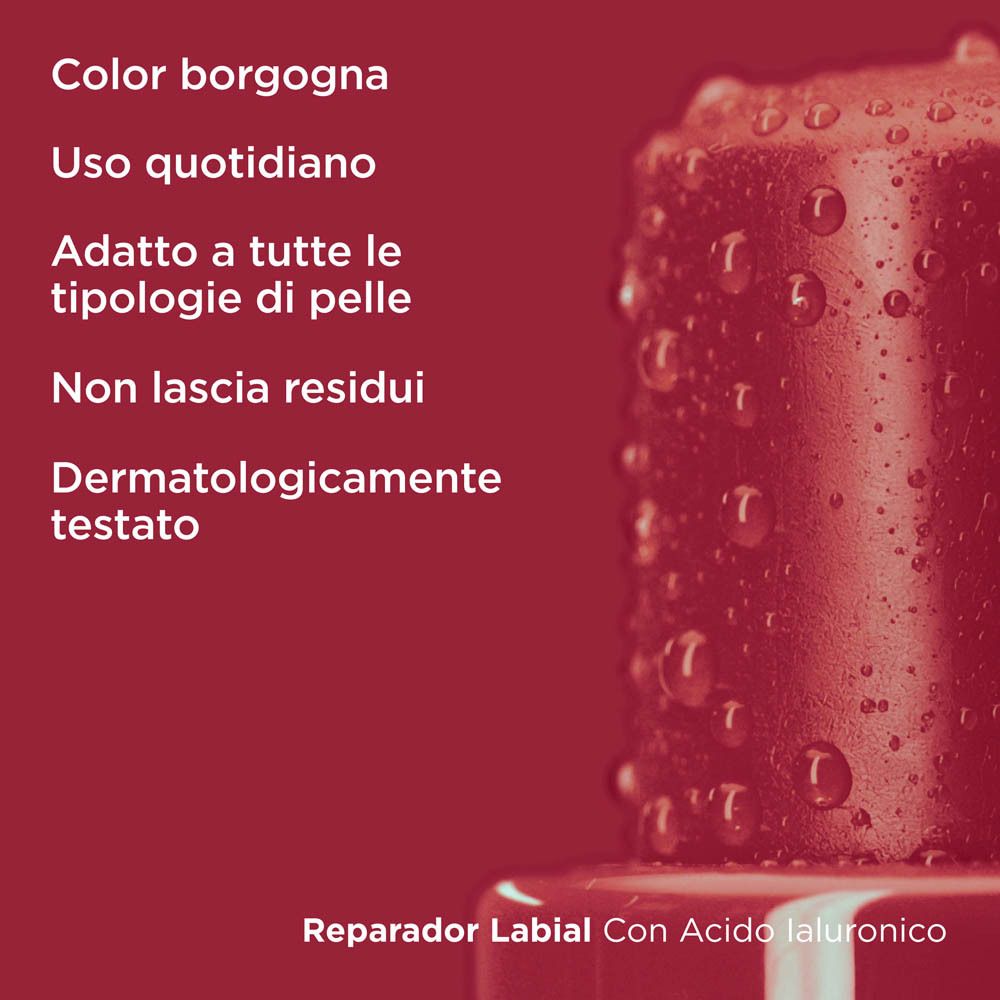 Caratteristiche prodotto: colore bordeaux, uso quotidiano, per tutti i tipi di pelle.