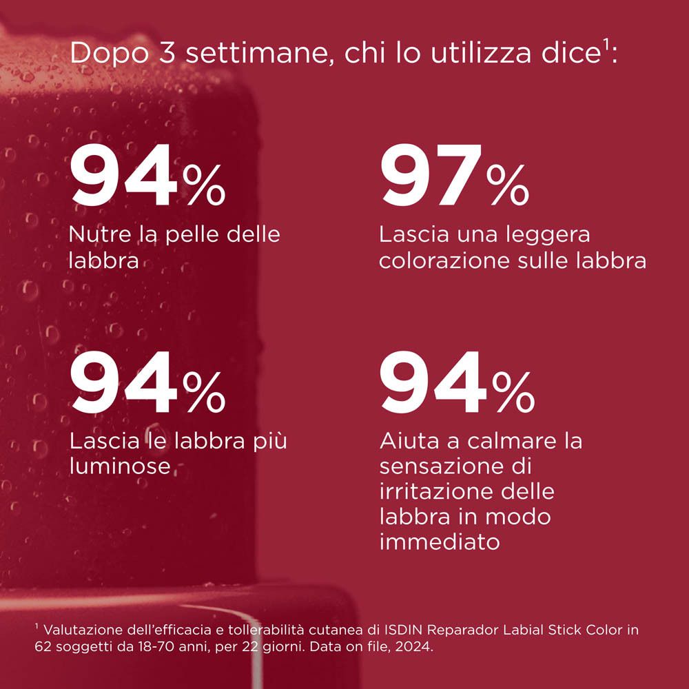 Risultati dopo 3 settimane: 94% nutrono, 97% colorano leggermente, 94% luminose, 94% lenitive.